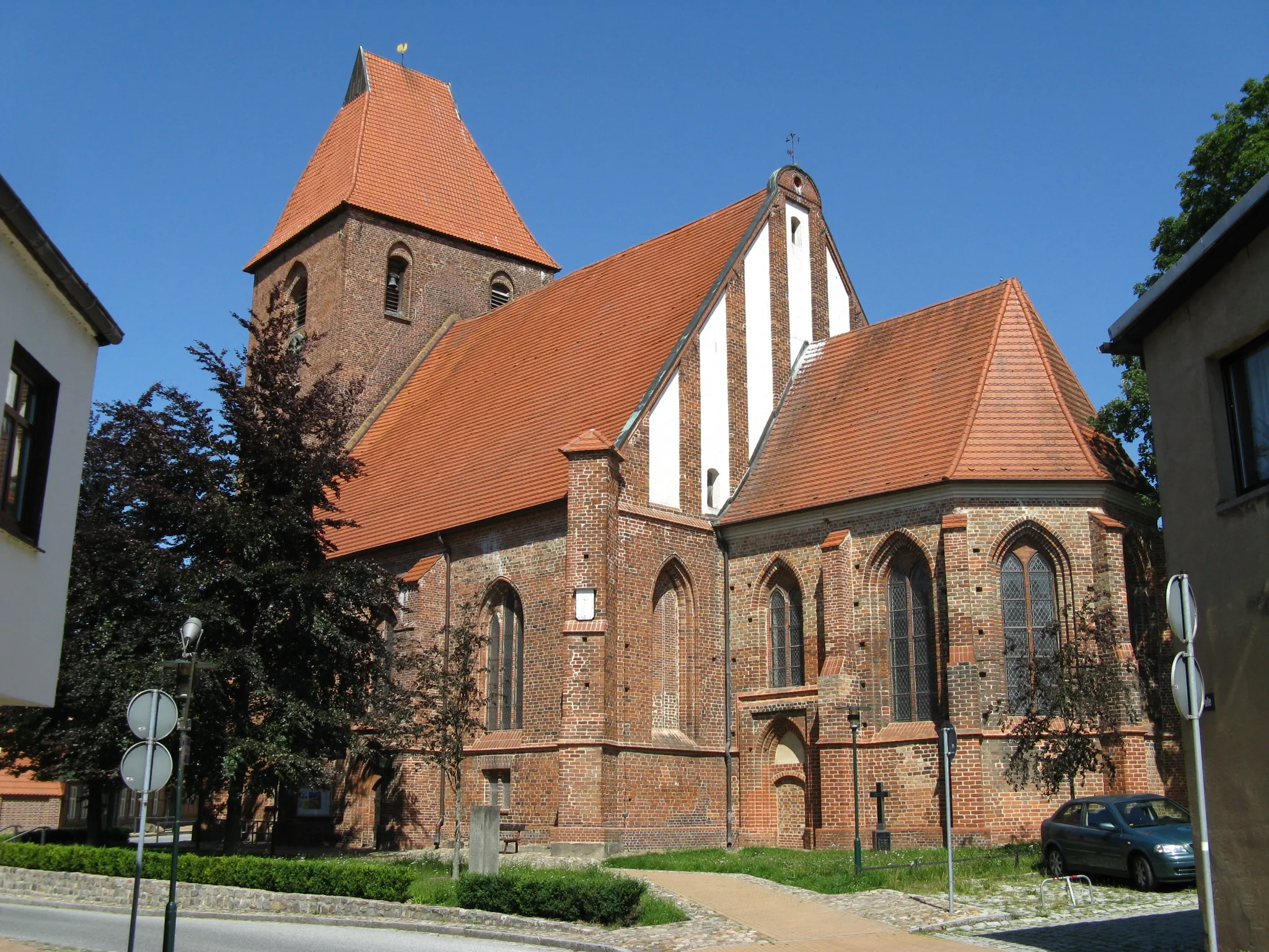 Photo showing: Church in Crivitz, district Ludwigslust-Parchim, Mecklenburg-Vorpommern, Germany