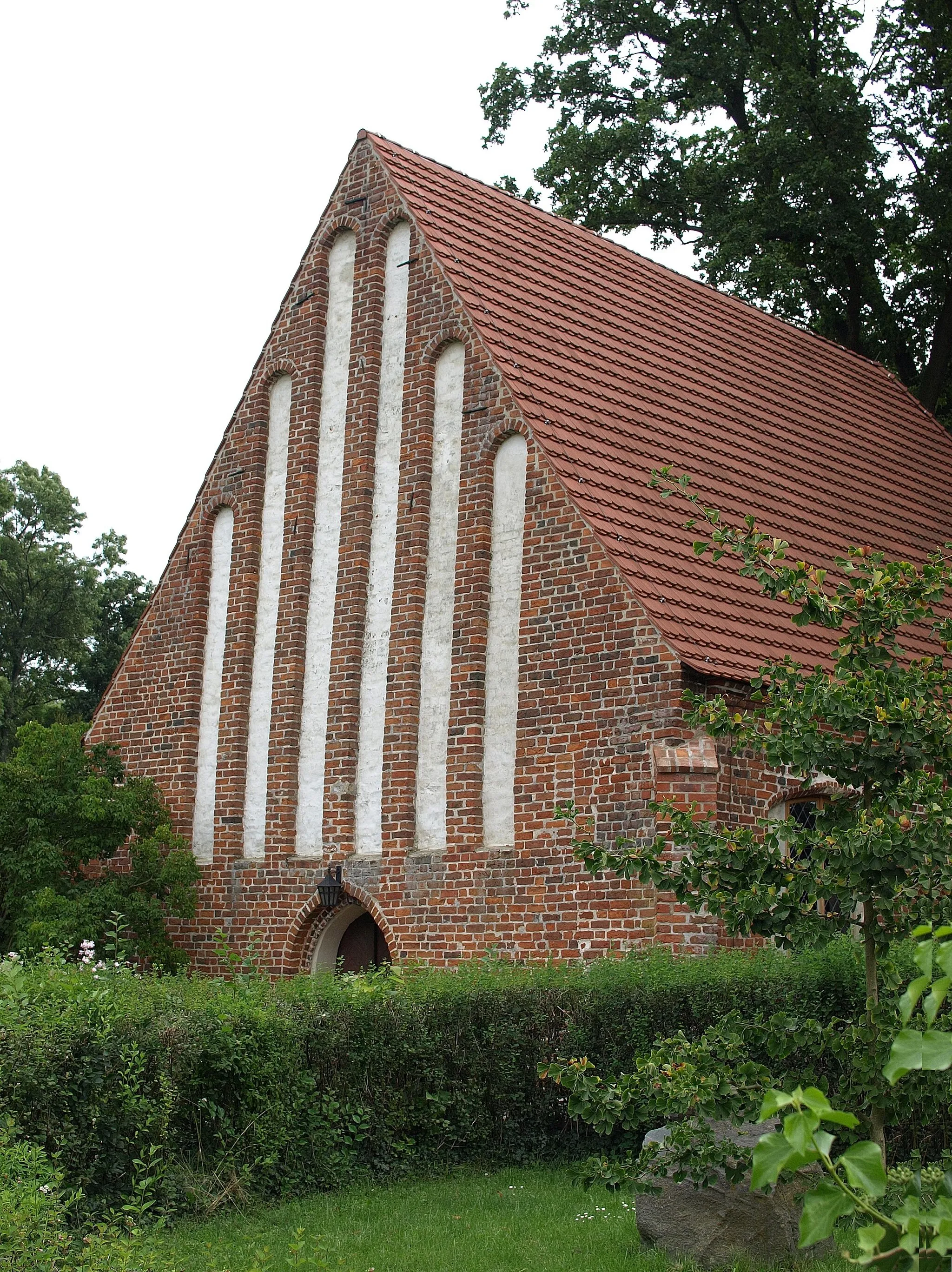 Photo showing: Gothic Church of Morgenitz/Usedom, Germany.