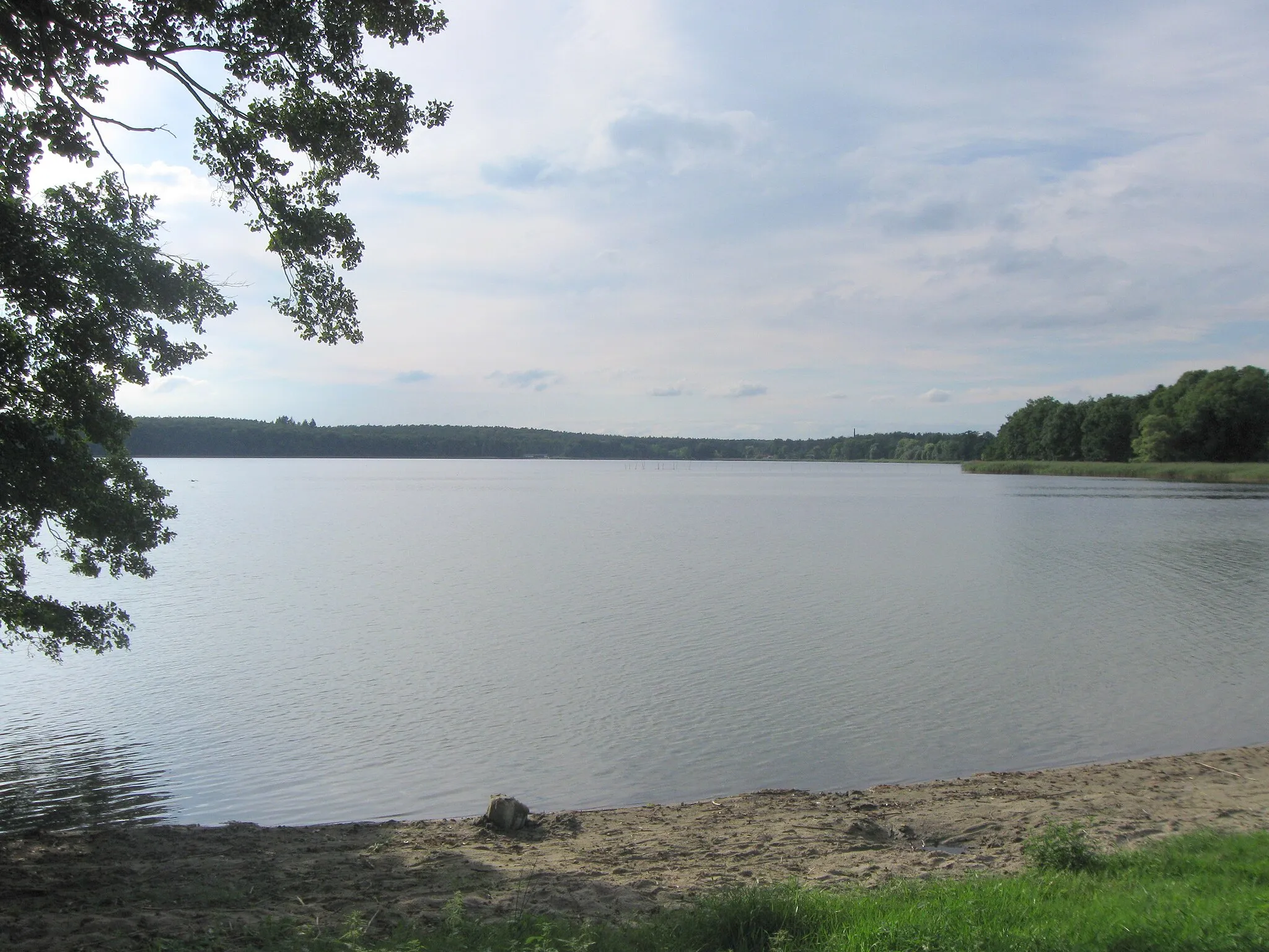 Photo showing: The lake Groß Labenzer See from the South (Gross Labenz)