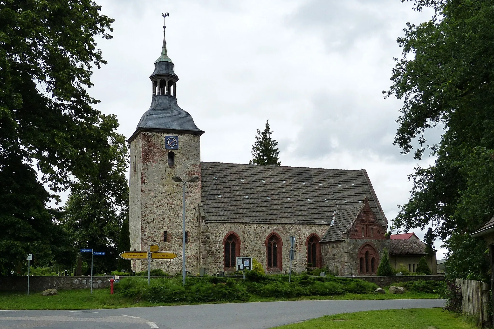 Photo showing: Kirche in Schlemmin Vorpommern Rügen