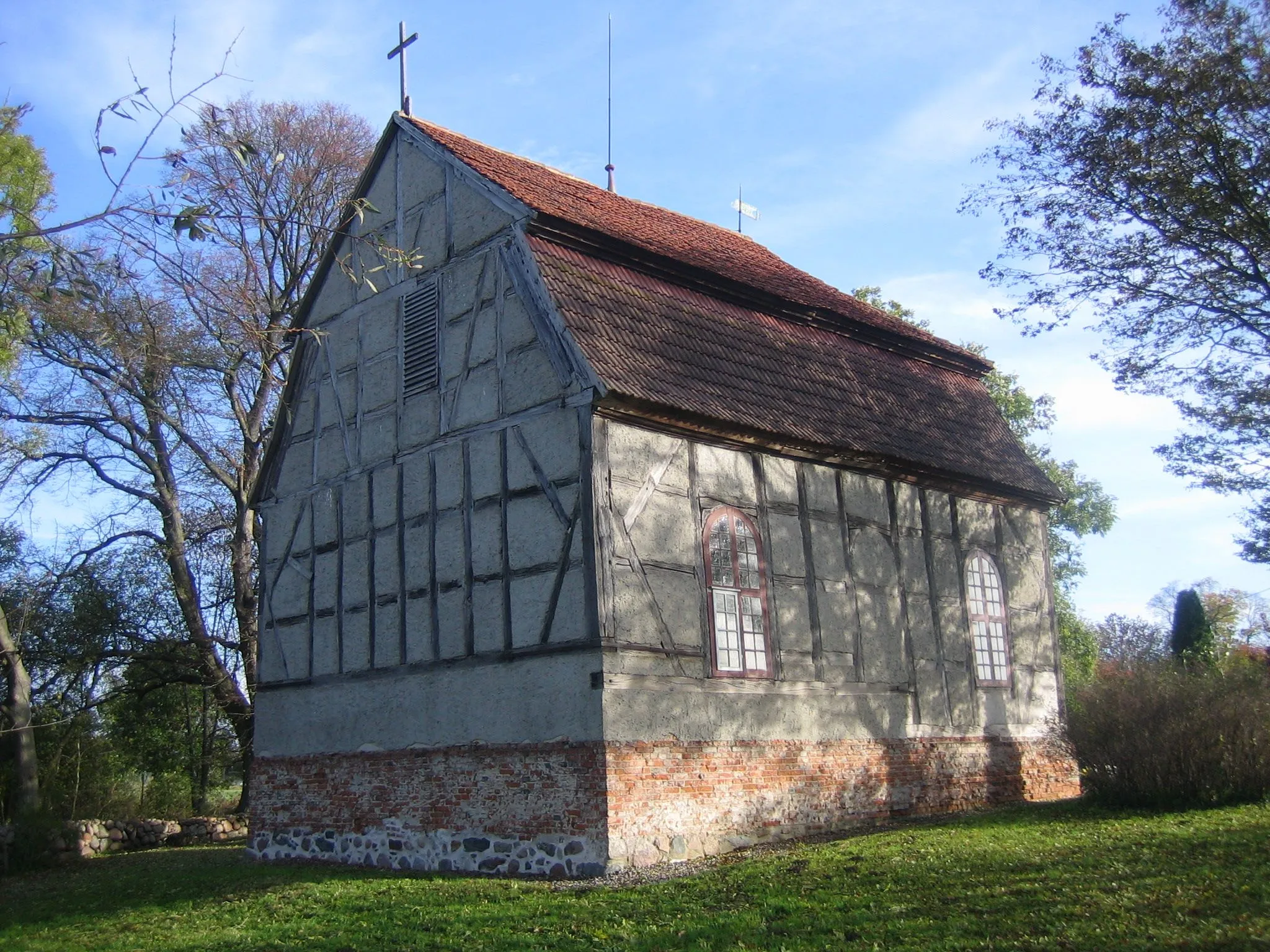 Photo showing: Dorfkirche Podewall, Ortsteil von Trollenhagen, Landkreis Mecklenburgische Seenplatte