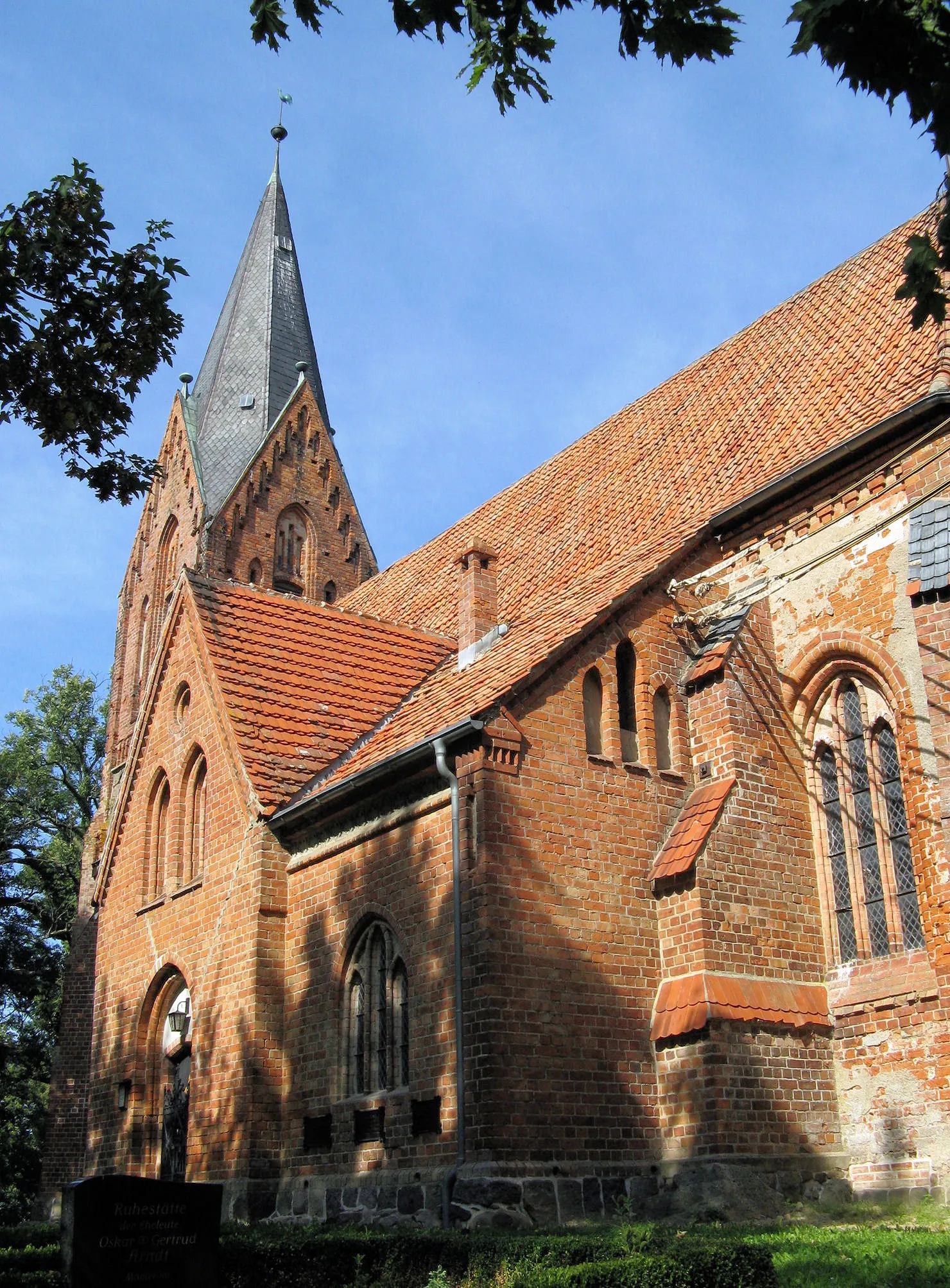 Photo showing: Church in Klaber, disctrict Güstrow, Mecklenburg-Vorpommern, Germany