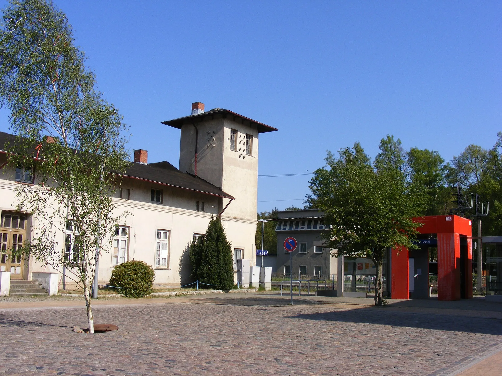 Photo showing: Blankenberg (Meckl). railway station building