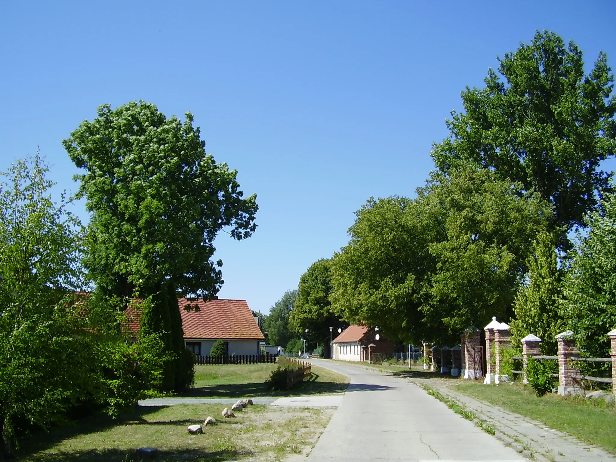 Photo showing: Alte Poststraße in Nossendorf