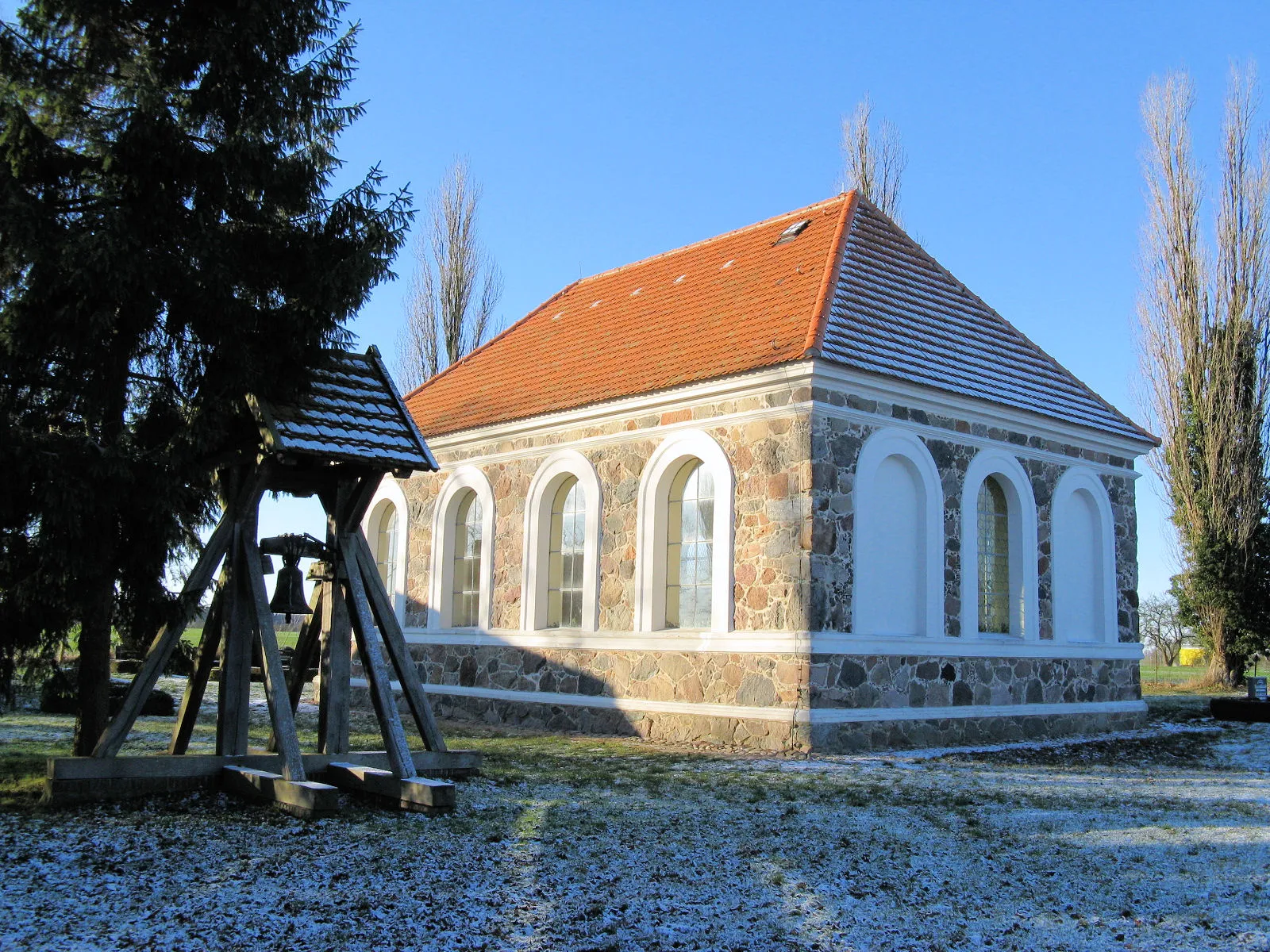Photo showing: Church in Bakendorf, Mecklenburg-Vorpommern, Germany
