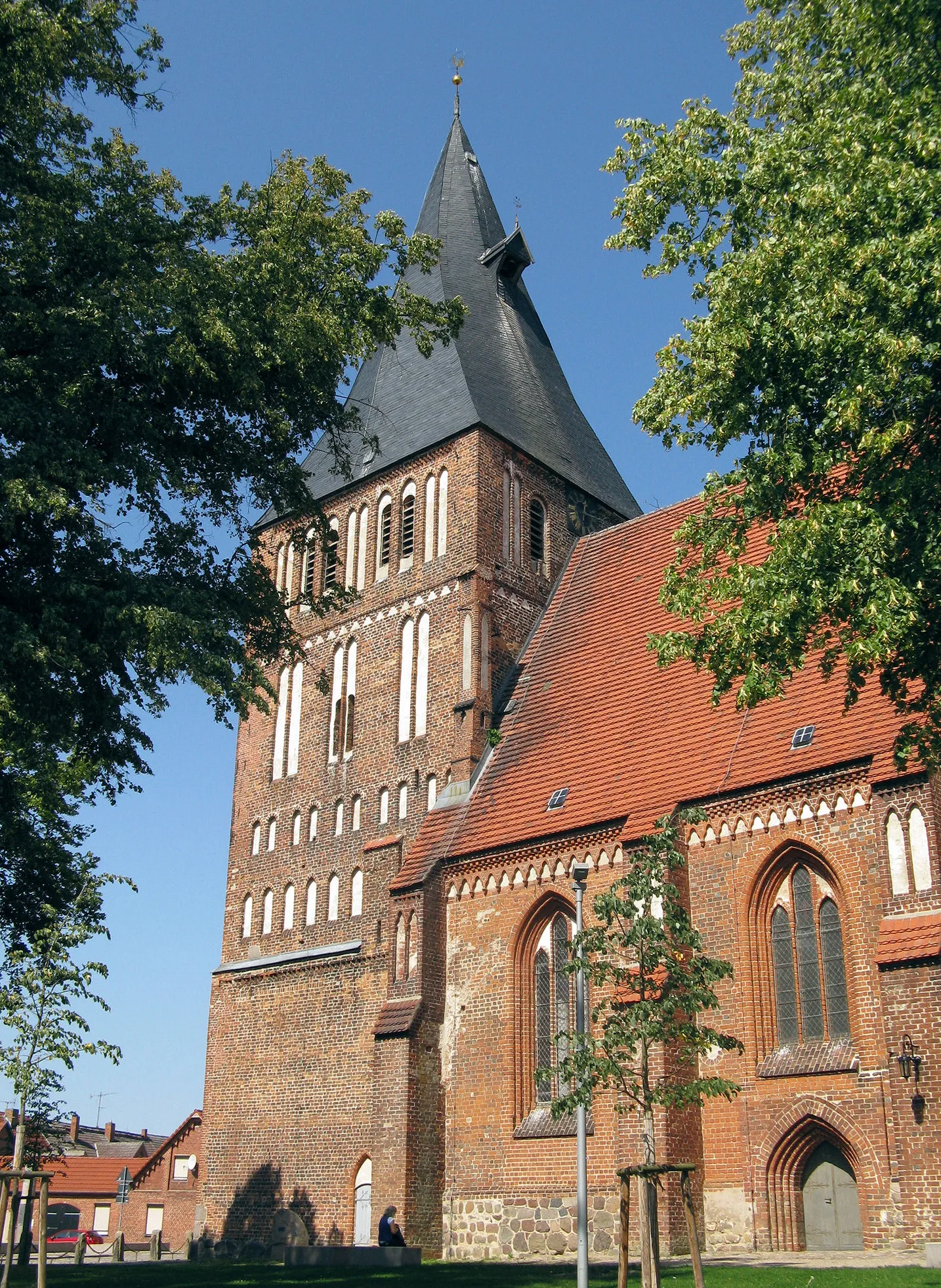 Photo showing: Church in Gnoien, disctrict Güstrow, Mecklenburg-Vorpommern, Germany