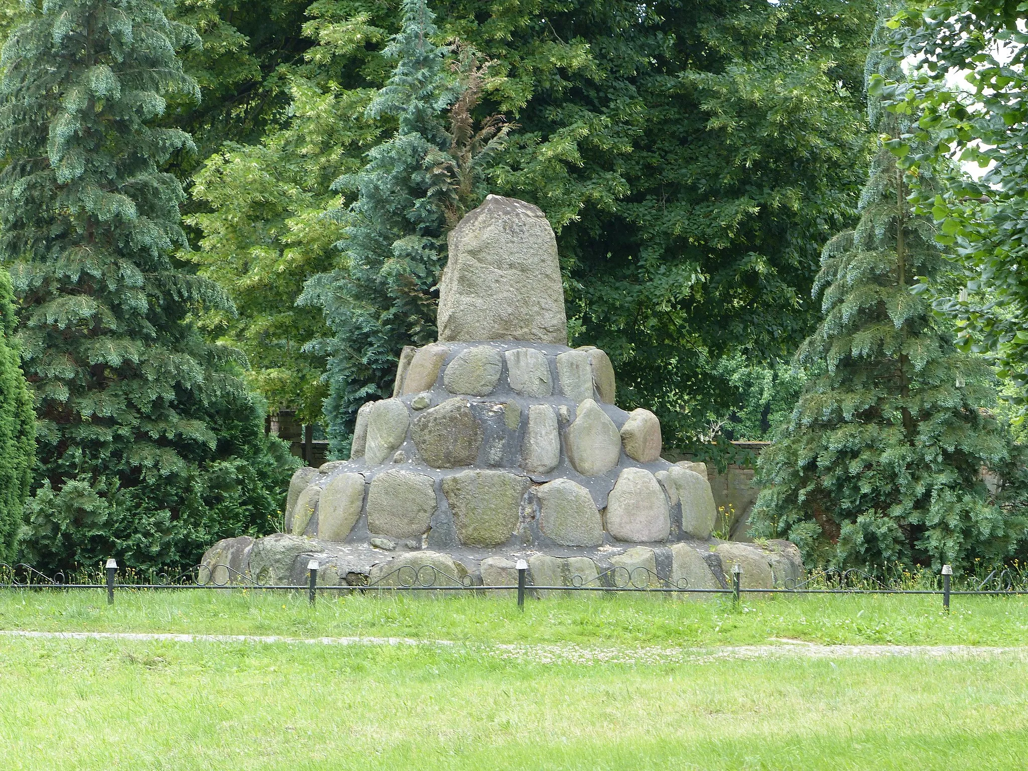 Photo showing: Spantekow, Kriegerdenkmal 1914–1918, Rückseite