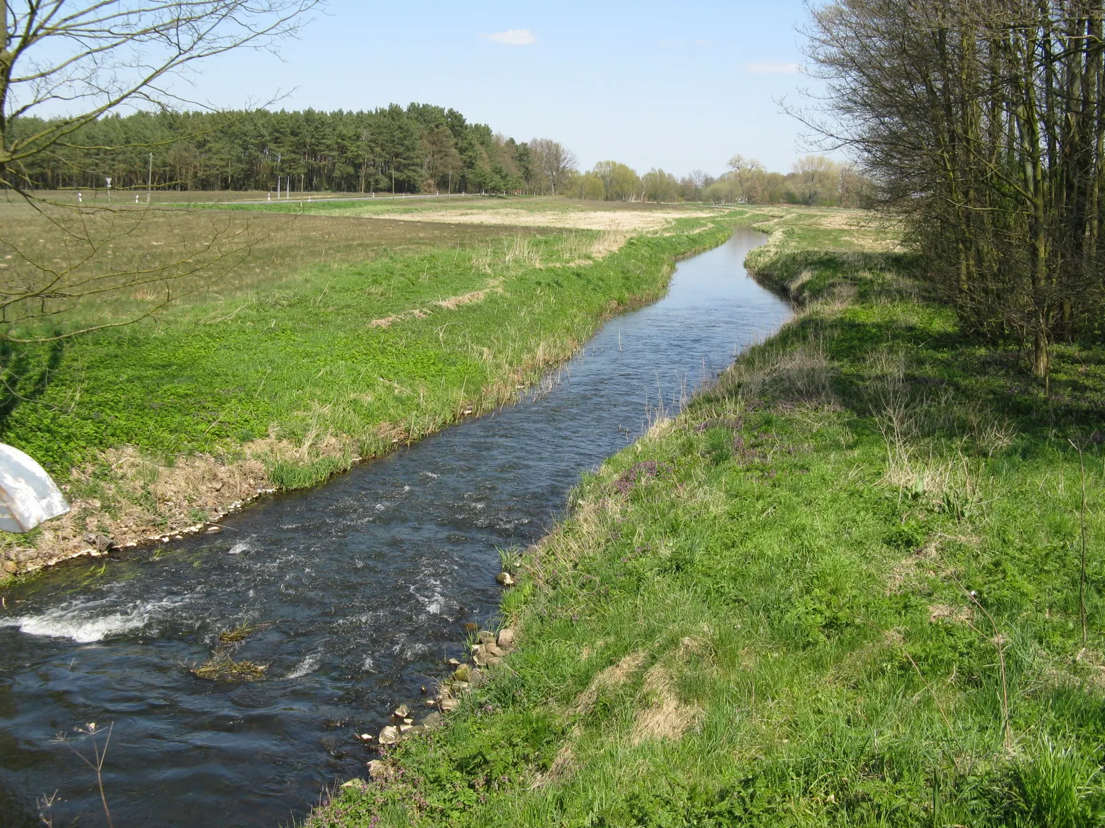 Photo showing: Mooster river near Groß Pankow, Mecklenburg-Vorpommern, Germany