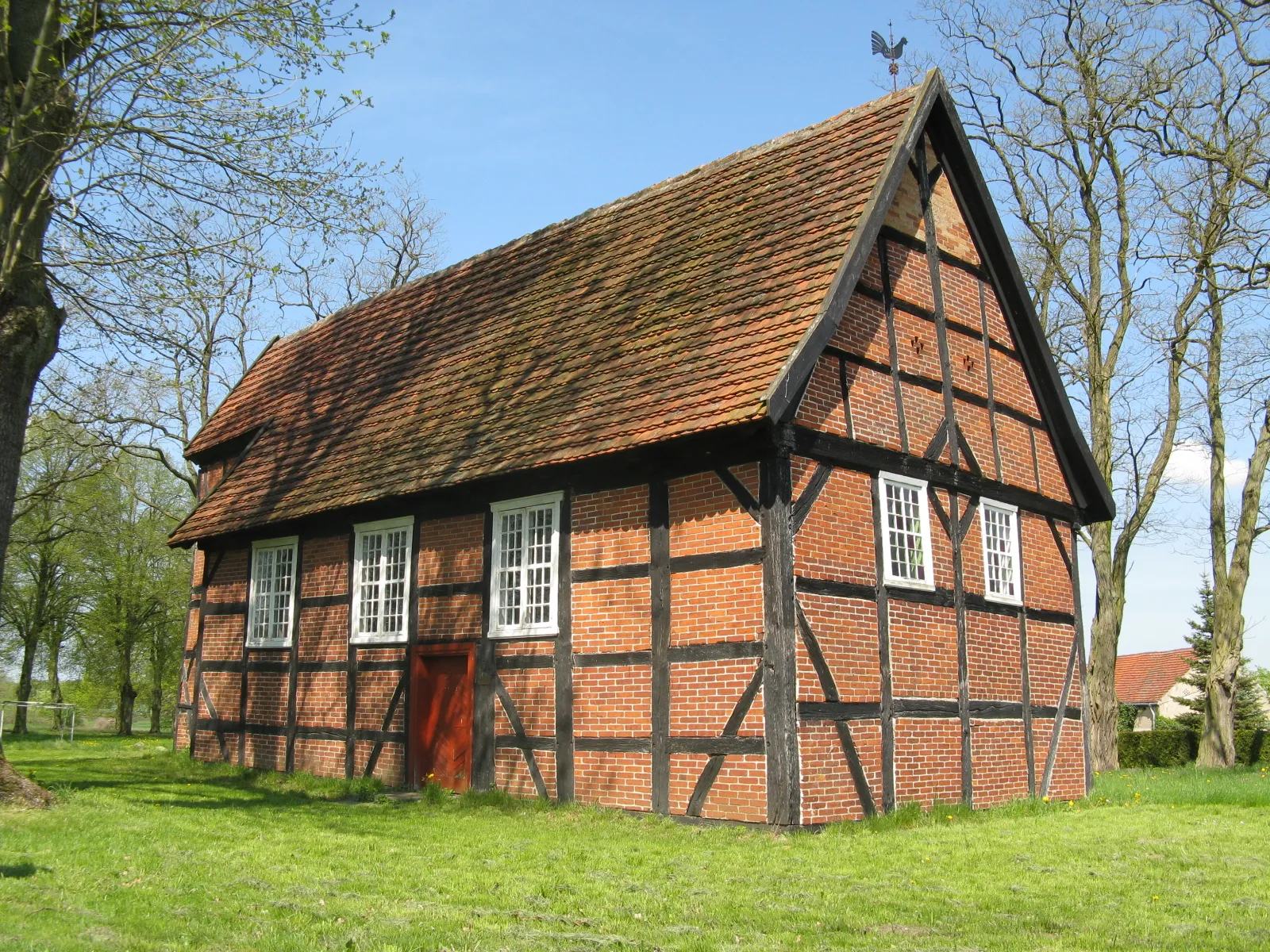 Photo showing: Church in Klein Pankow, Mecklenburg-Vorpommern, Germany