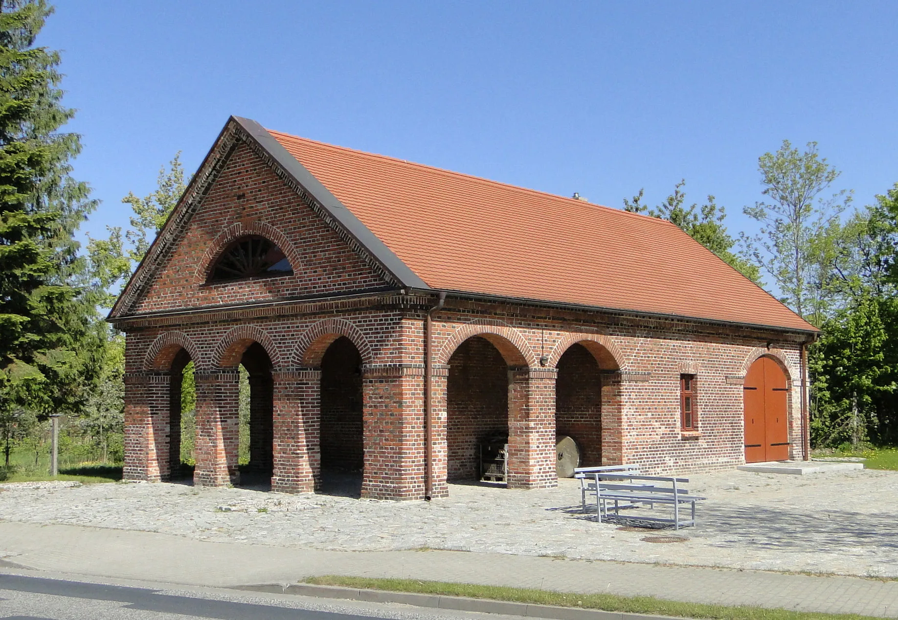 Photo showing: Forge in Cölpin, district Mecklenburg-Strelitz, Mecklenburg-Vorpommern, Germany