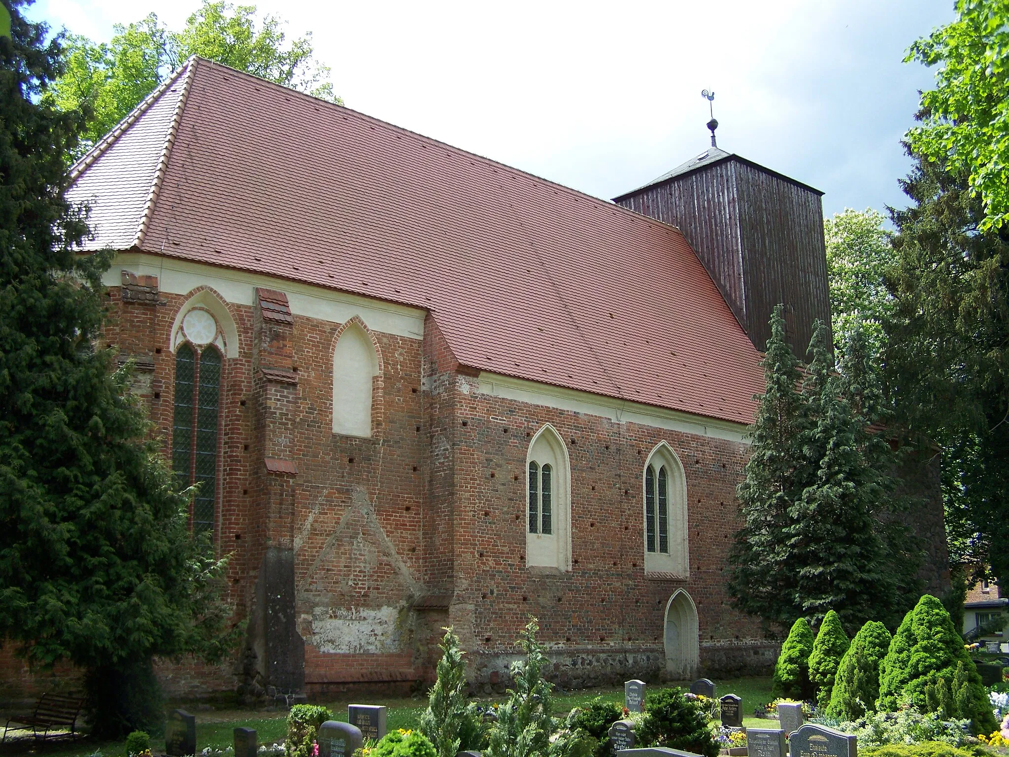 Photo showing: Kirche in Glewitz, Vorpommern (2009-05-13)