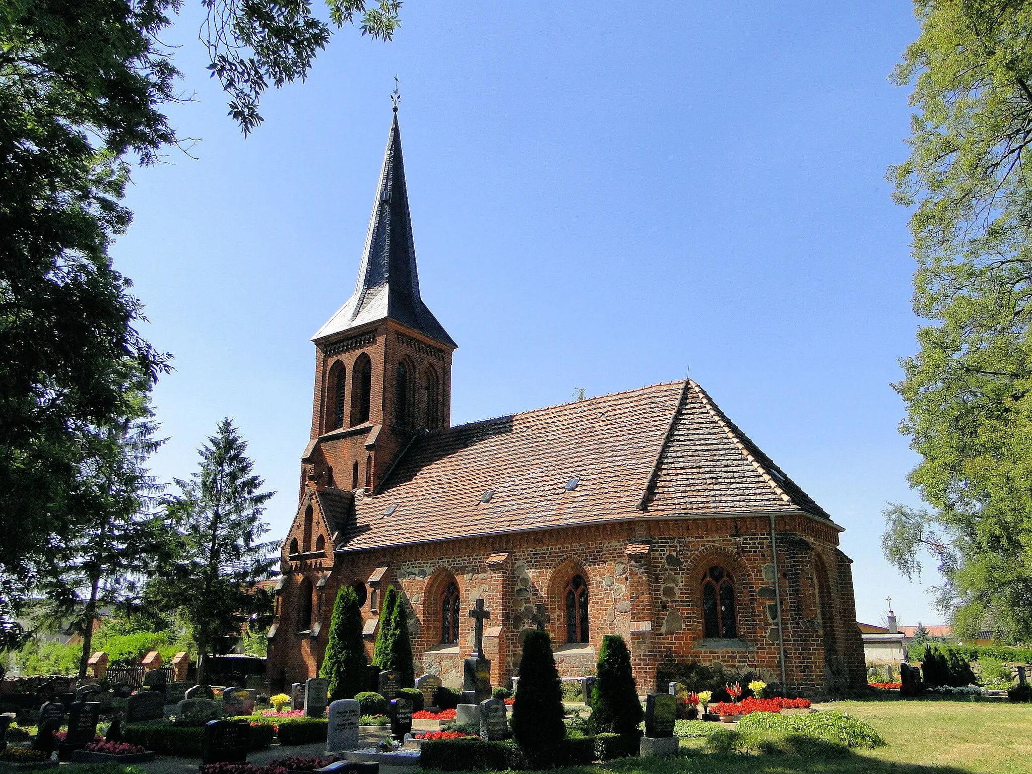 Photo showing: Church in Ritzerow, district Demmin, Mecklenburg-Vorpommern, Germany