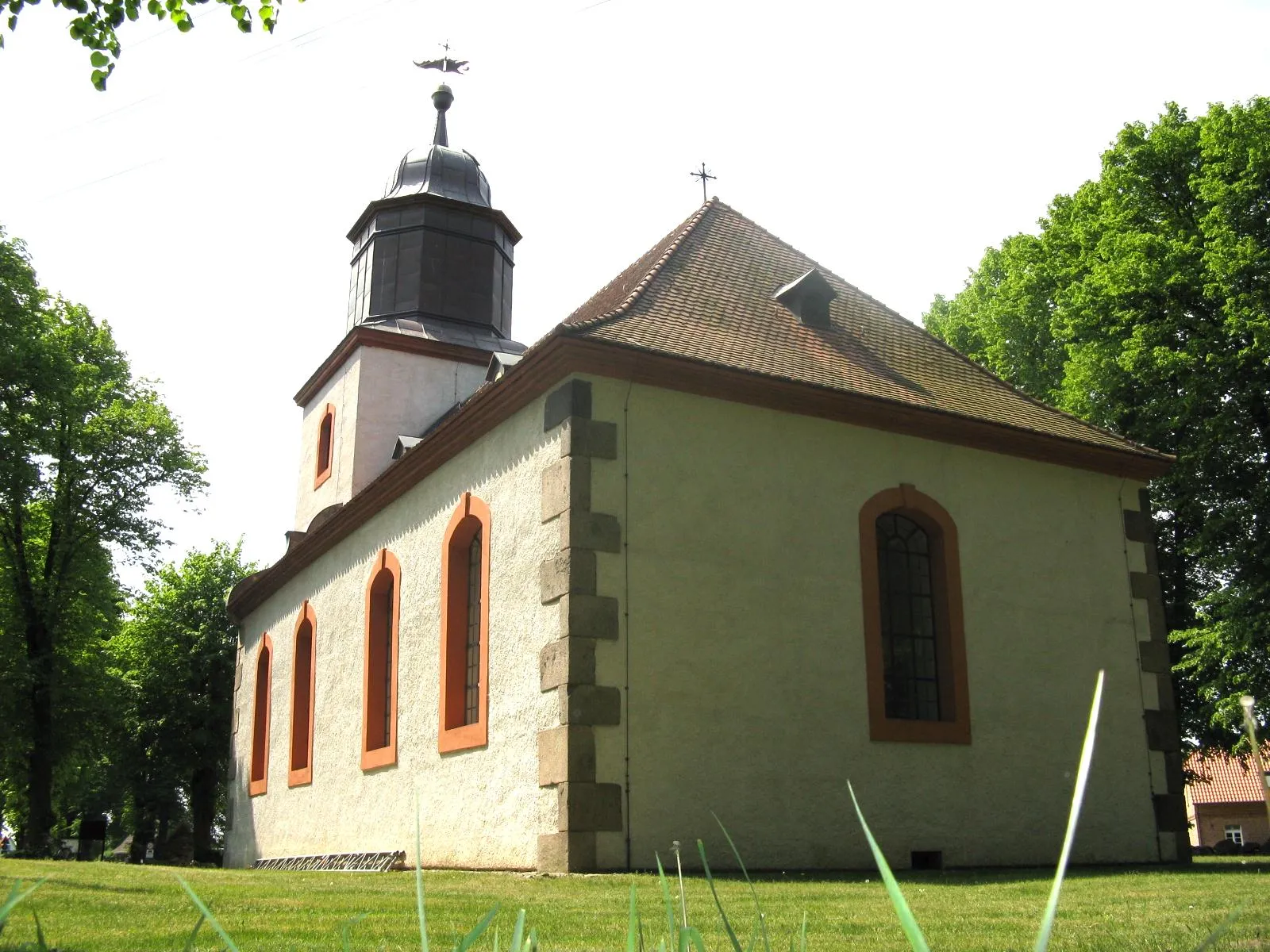 Photo showing: Church in Warlitz, Mecklenburg-Vorpommern, Germany