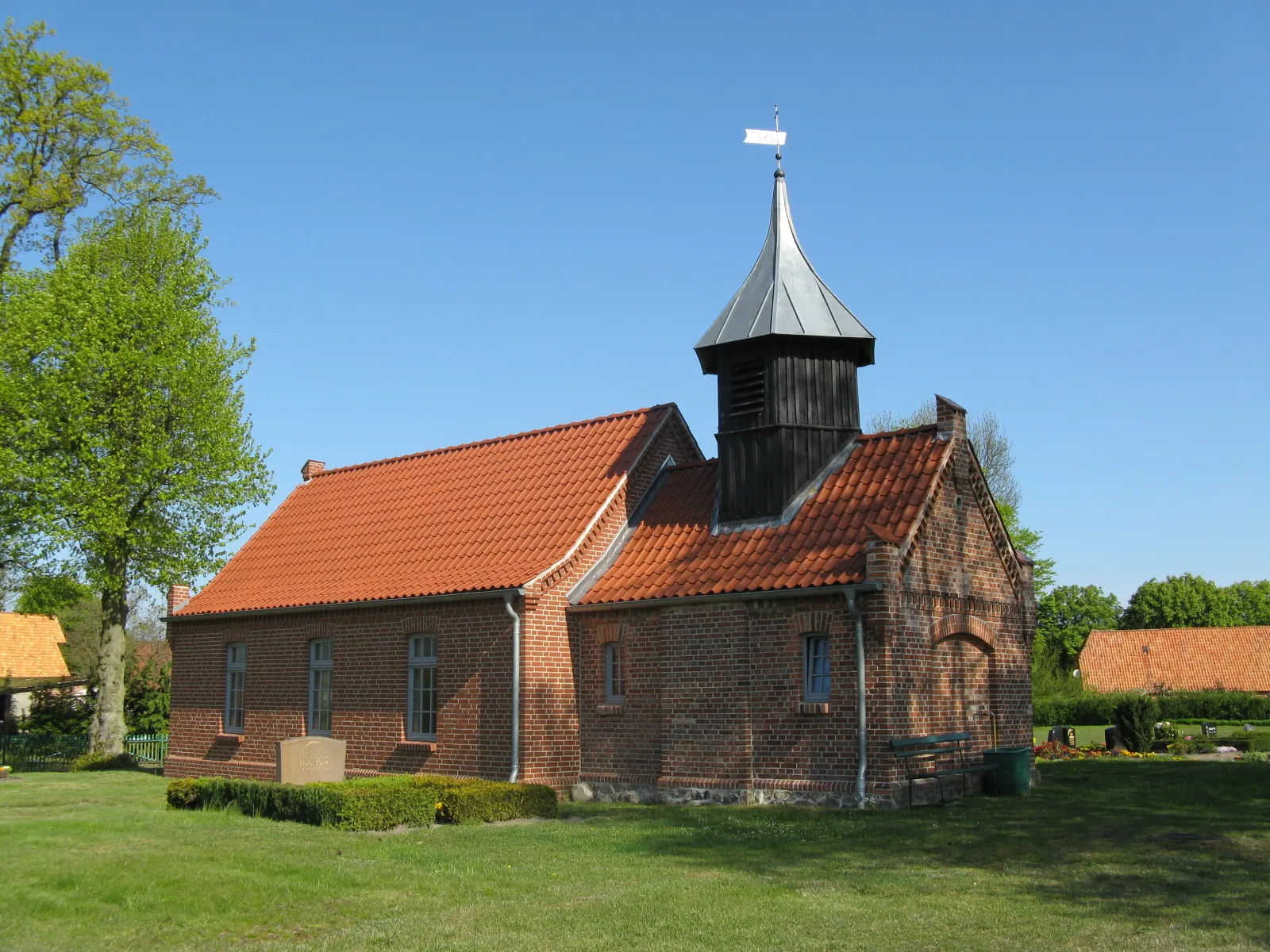 Photo showing: Church in Moraas, Mecklenburg-Vorpommern, Germany