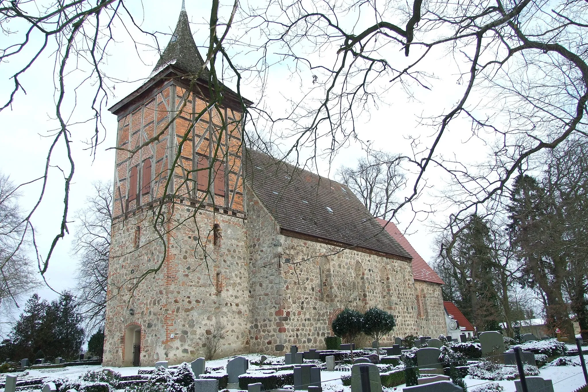 Photo showing: Church in Kölzow