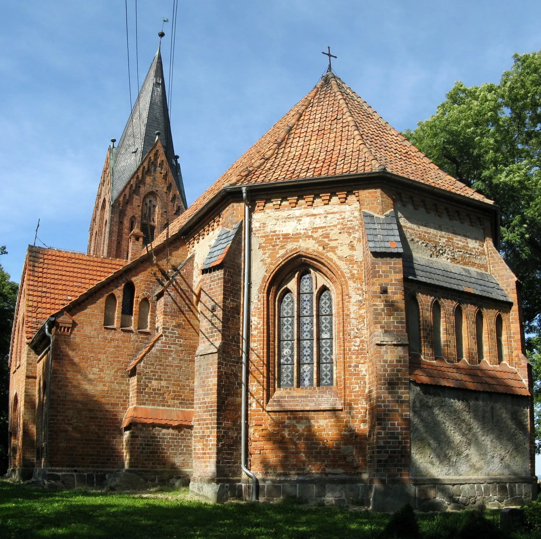 Photo showing: Church in Klaber, district Rostock, Mecklenburg-Vorpommern, Germany