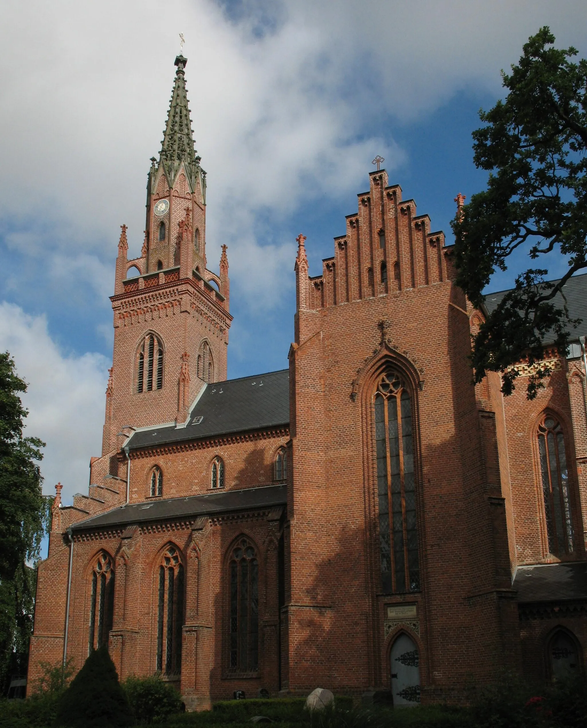 Photo showing: Church in Lalendorf-Schlieffenberg in Mecklenburg-Western Pomerania, Germany