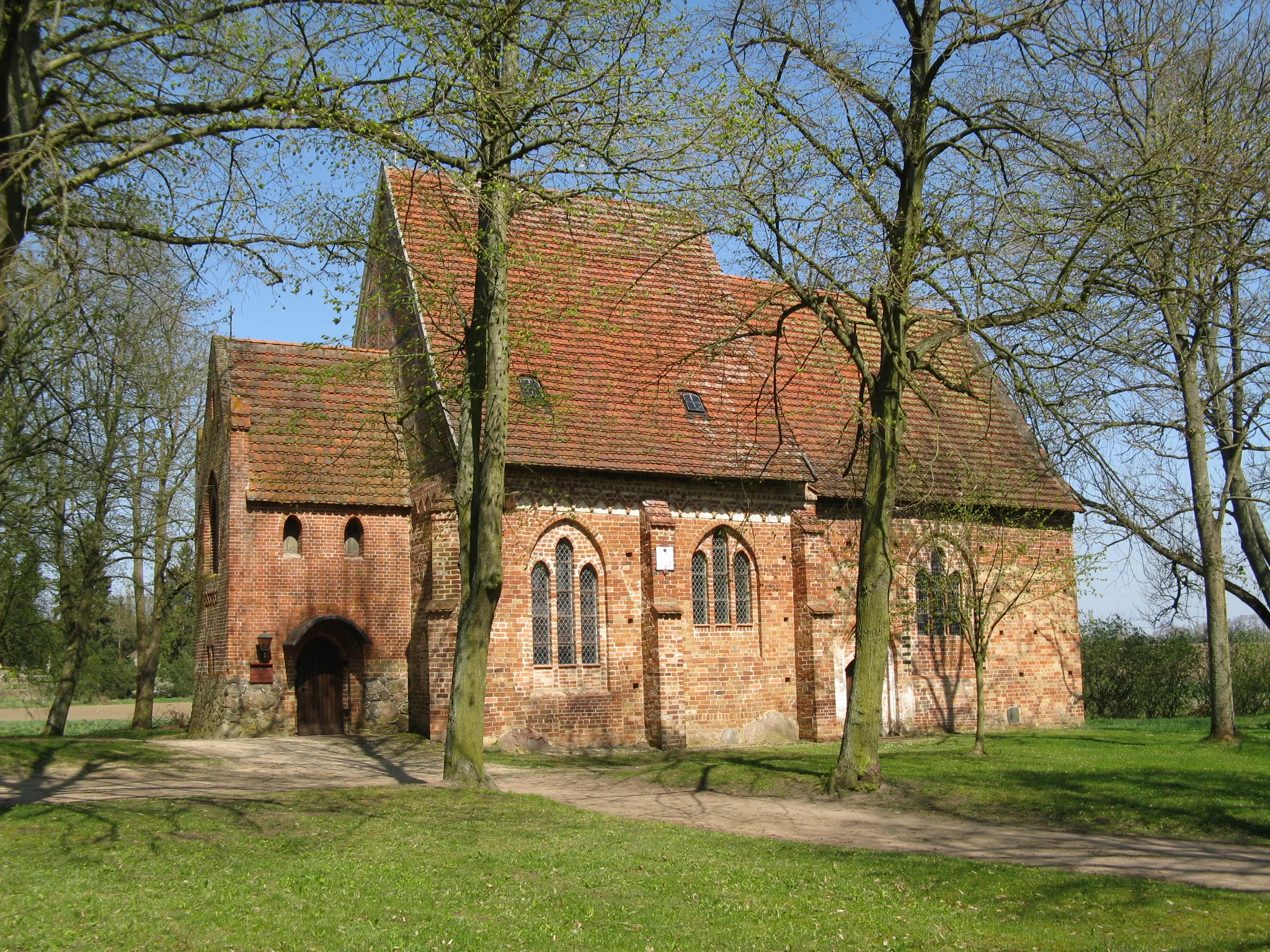Photo showing: Church in Demen, disctrict Parchim, Mecklenburg-Vorpommern, Germany