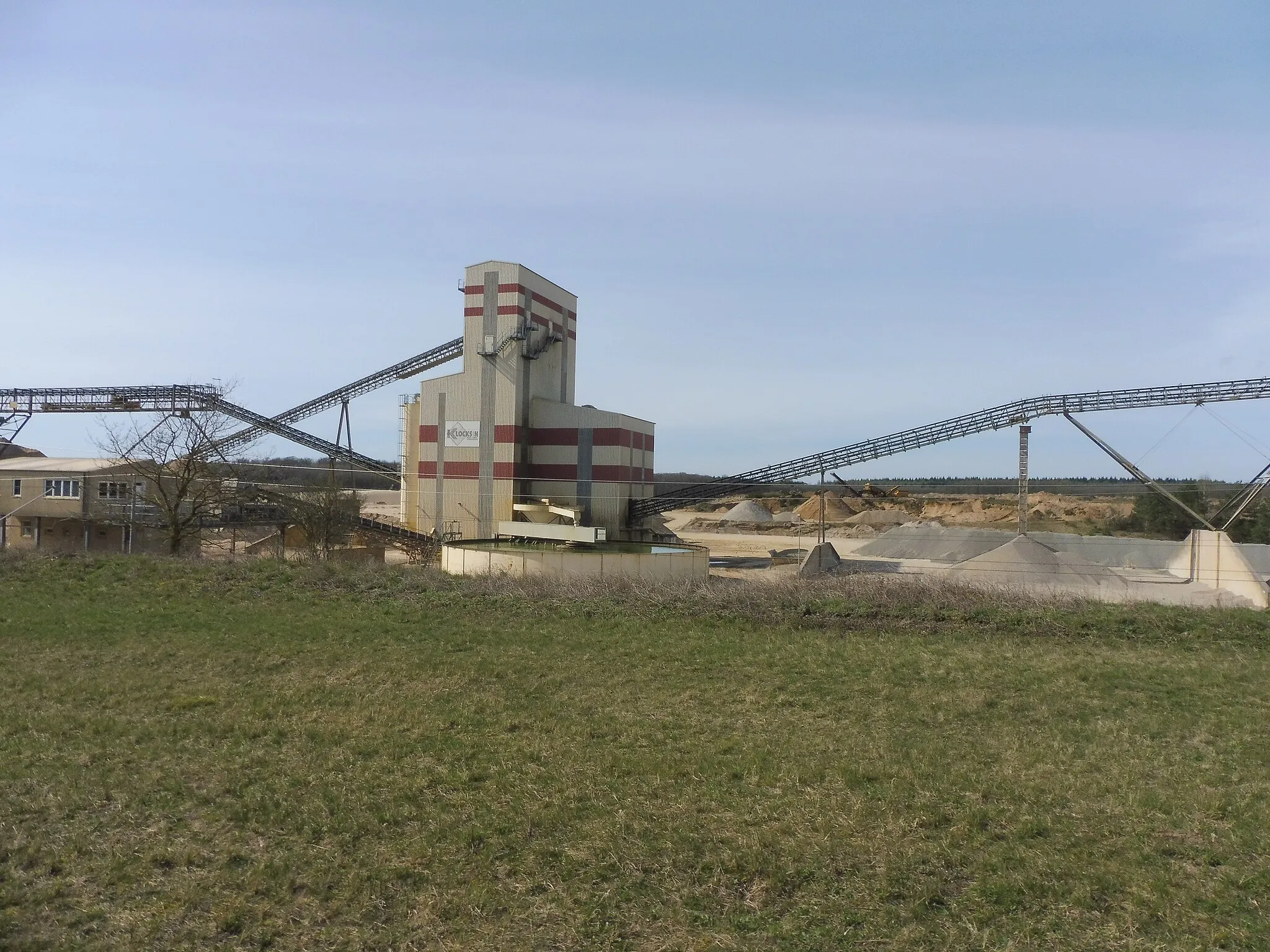 Photo showing: Kies- und Sandwerk Klocksin bei Blücherhof, Mecklenburg