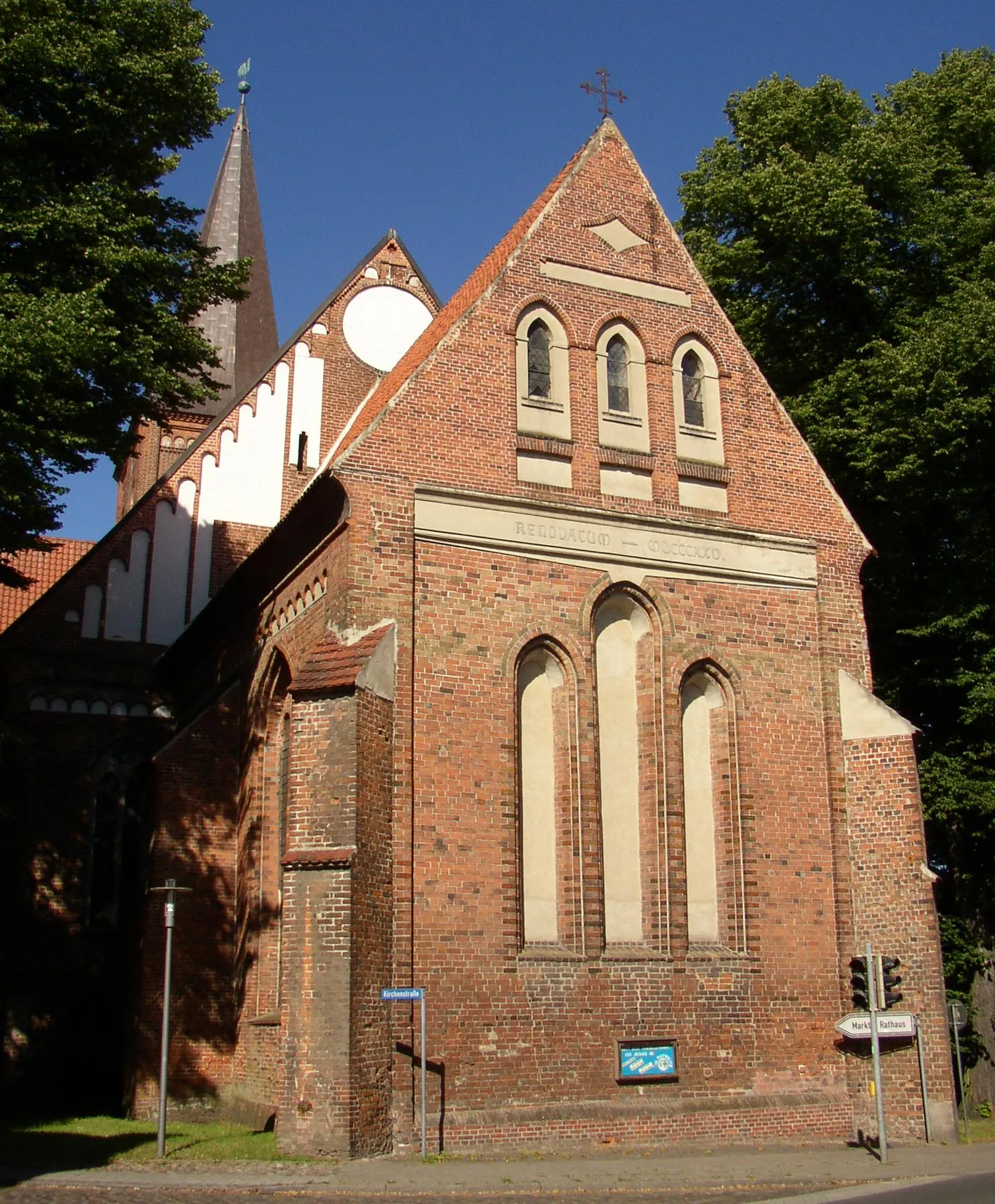 Photo showing: St. Bartholomew's church in Wittenburg in Mecklenburg-Western Pomerania, Germany
