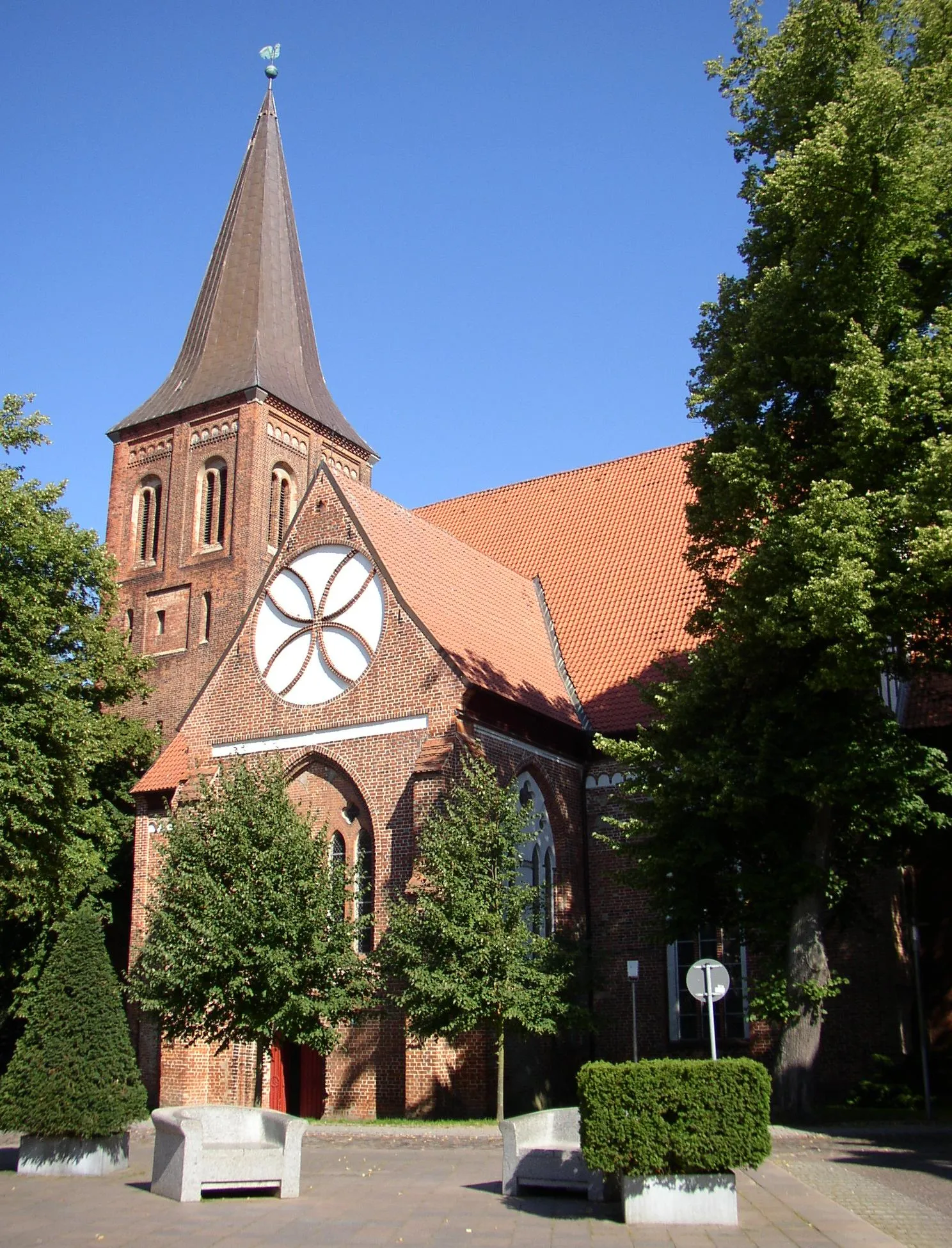 Photo showing: St. Bartholomew's church in Wittenburg in Mecklenburg-Western Pomerania, Germany