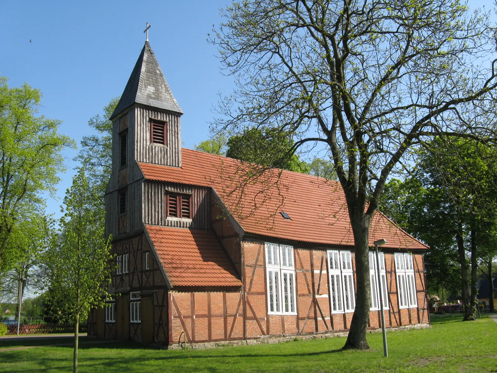 Photo showing: Church in Kirch Jesar, Mecklenburg-Vorpommern, Germany