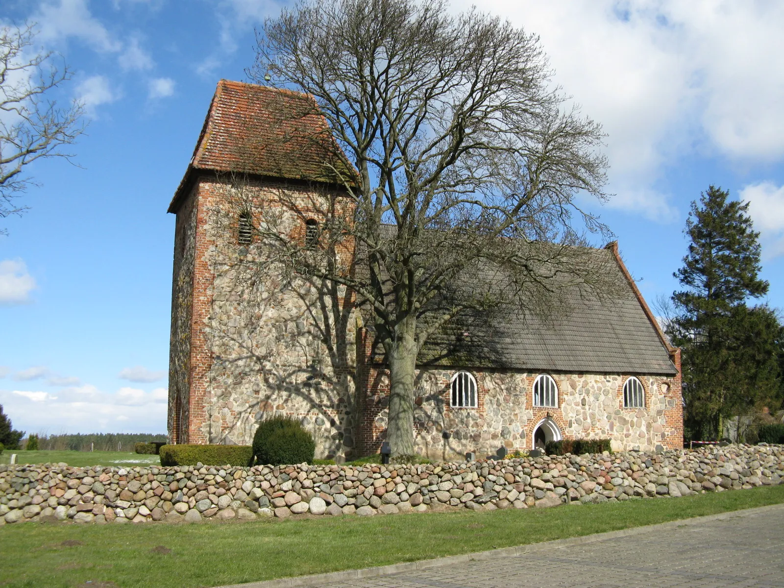 Photo showing: Church in Hohen Pritz, Mecklenburg-Vorpommern, Germany