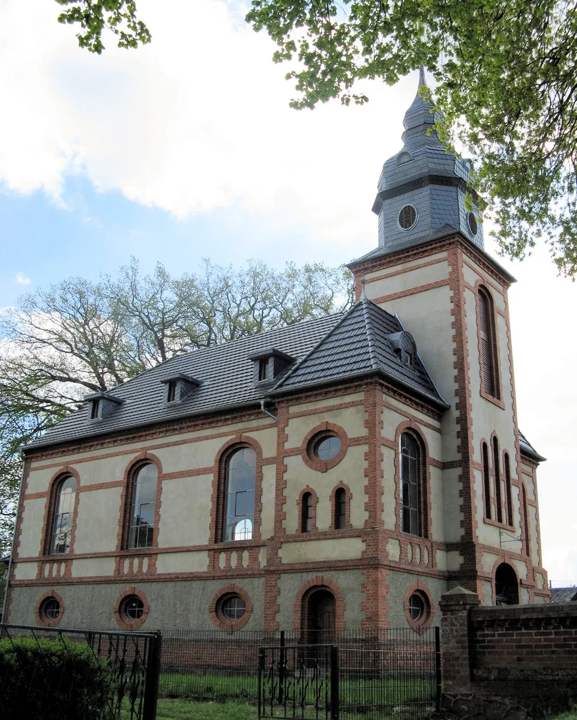 Photo showing: Church in Bochin, Mecklenburg-Vorpommern, Germany