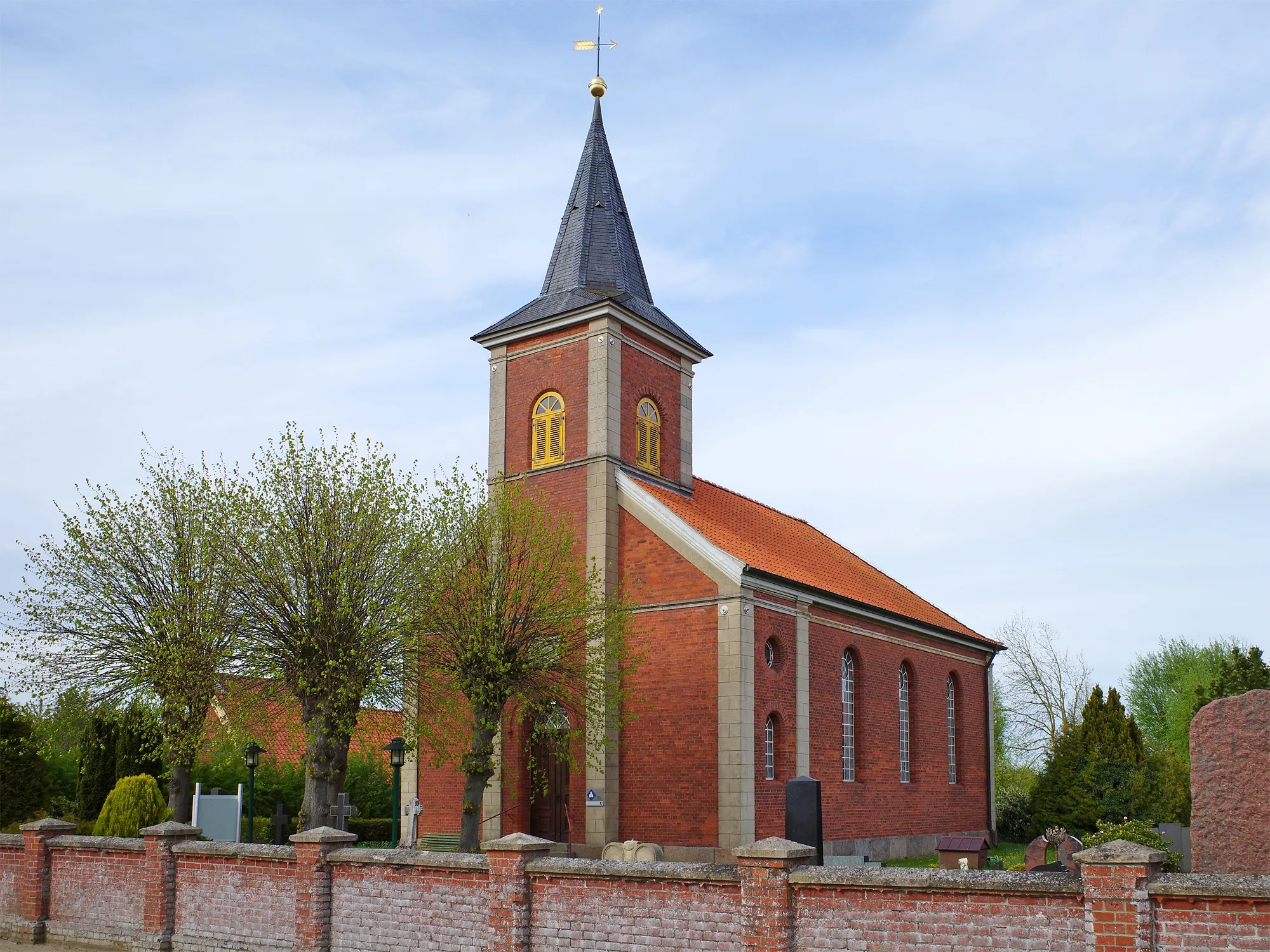 Photo showing: Chapel in the village Stiepelse (Amt Neuhaus, district Lüneburg, northern Germany).