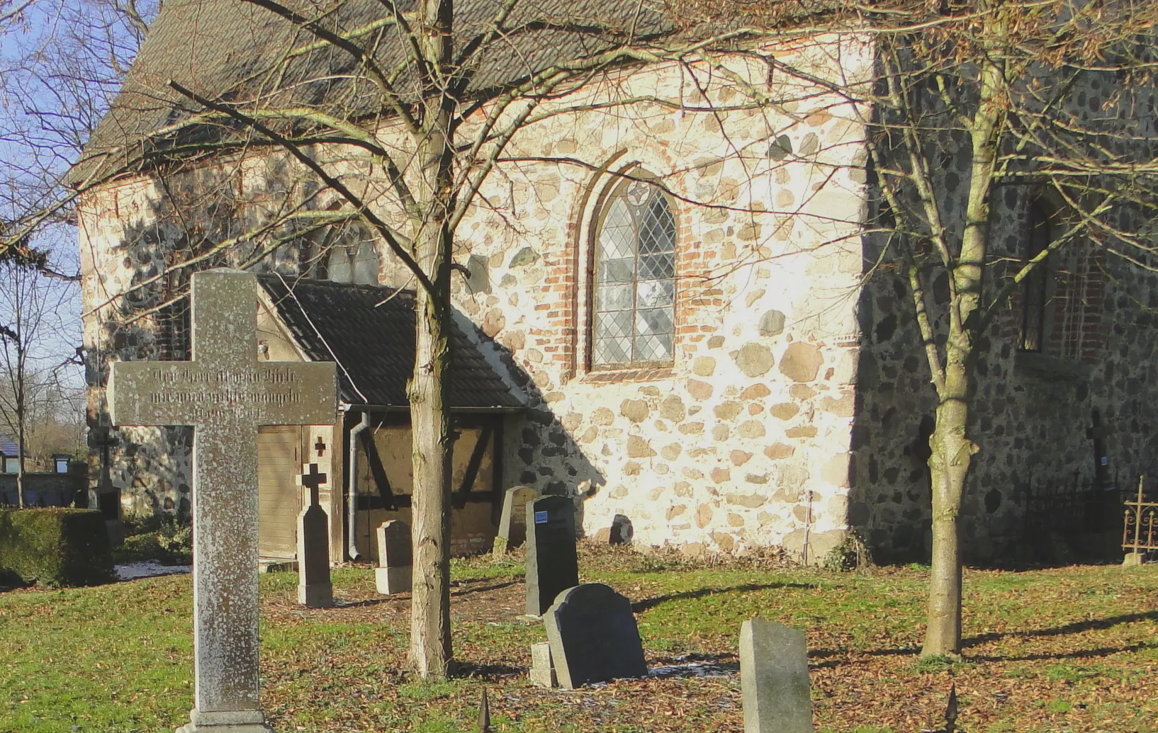 Photo showing: Church in Schwichtenberg, former district Mecklenburg-Strelitz, Mecklenburg-Vorpommern, Germany