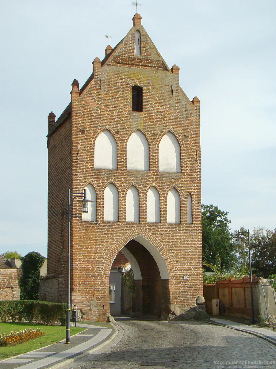 Photo showing: Greifswalder Tor in Grimmen