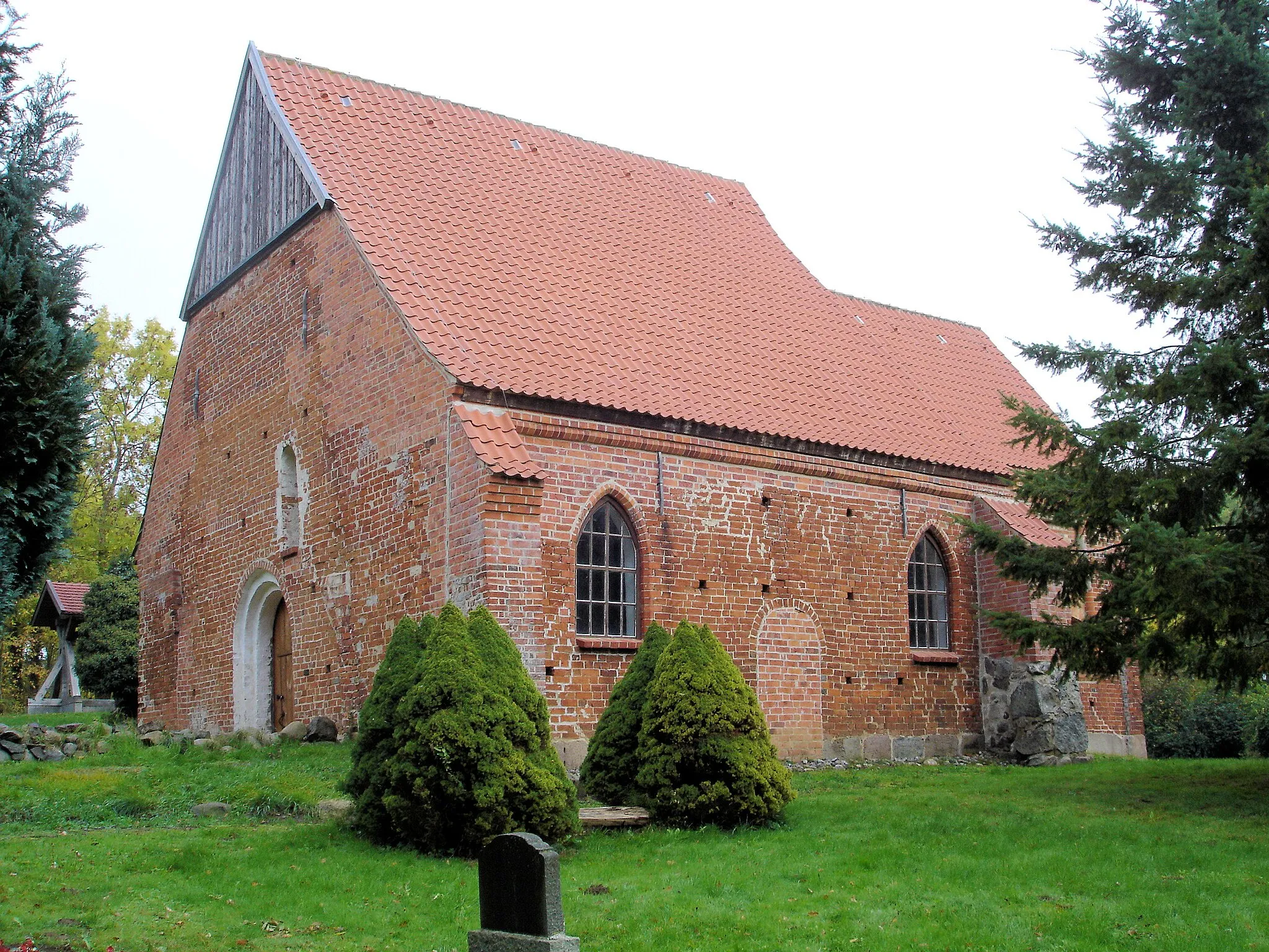 Photo showing: Church in Berendshagen, Mecklenburg, Germany