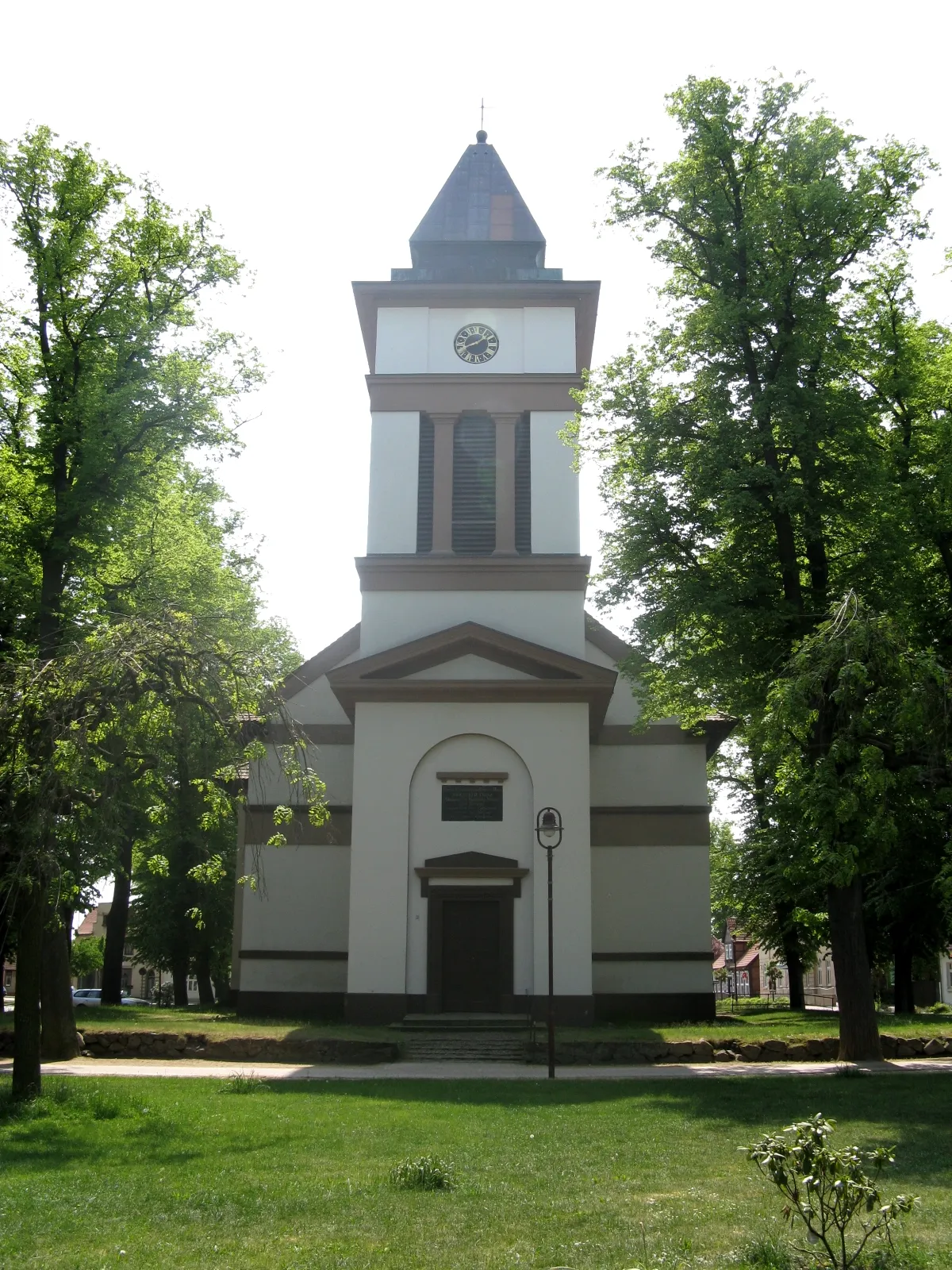 Photo showing: Church in Lübtheen, district Ludwigslust-Parchim, Mecklenburg-Vorpommern, Germany