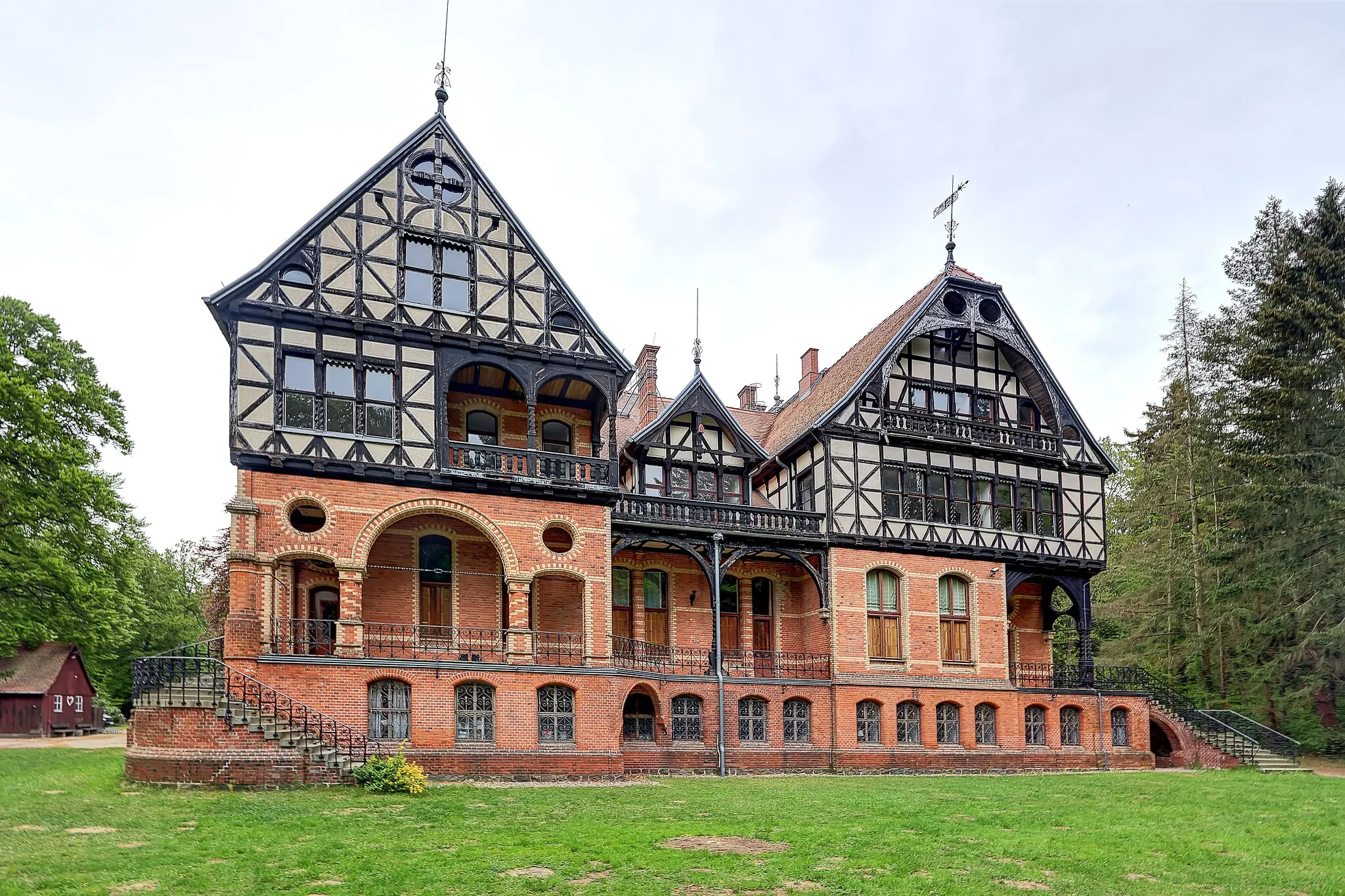Photo showing: Jagdschloss Gelbensande