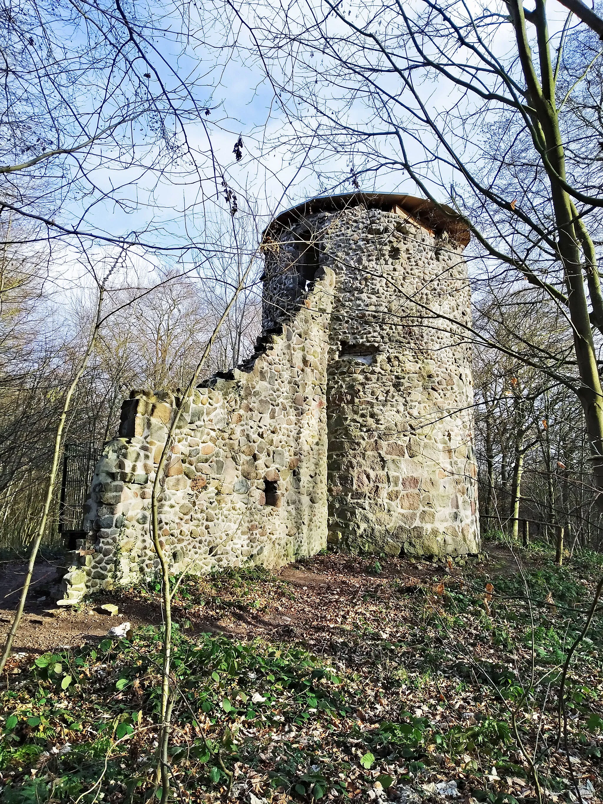 Photo showing: Wasserturm in Lietzow (Rügen)