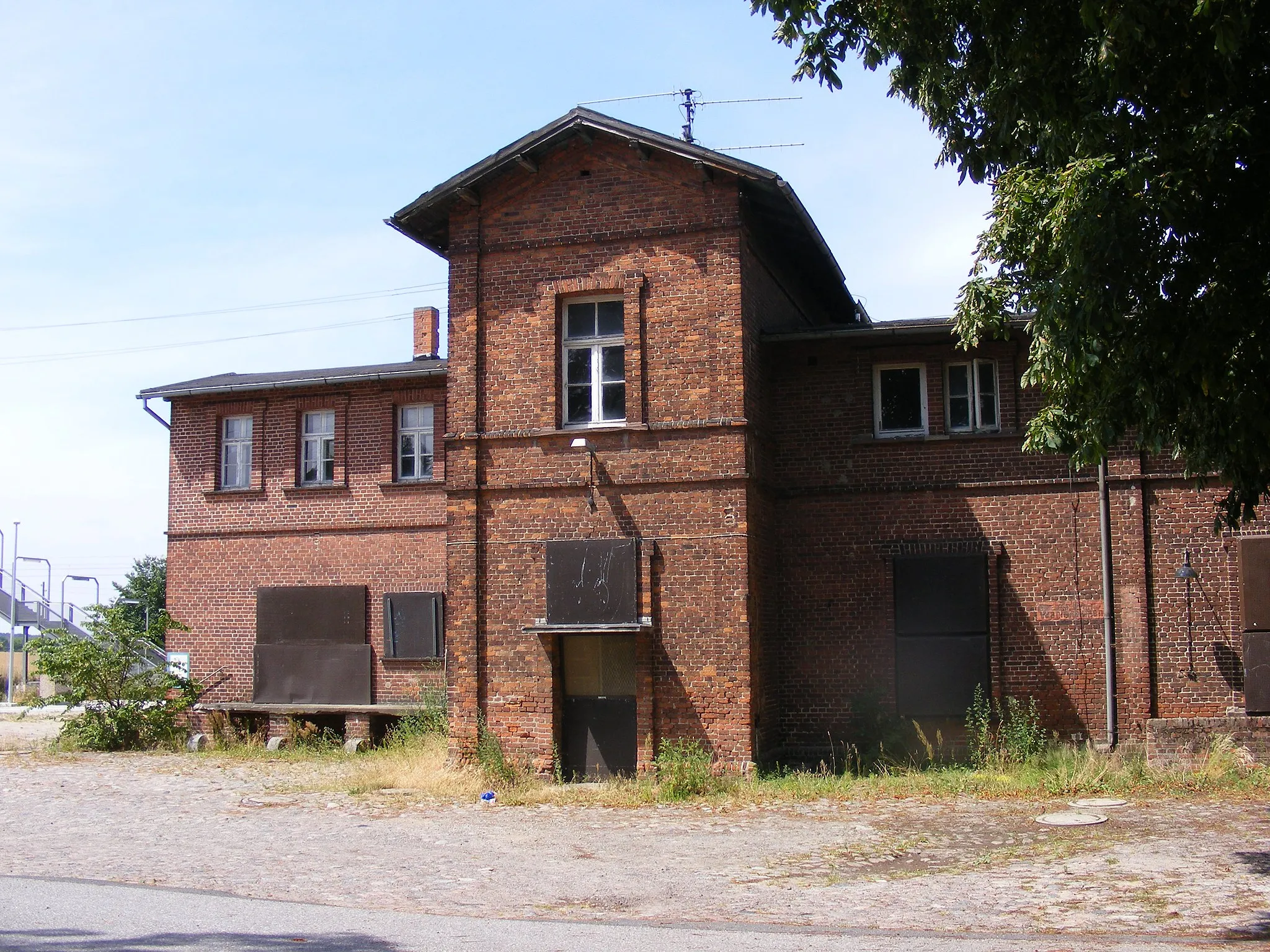 Photo showing: Railway station Plaaz, Mecklenburg-Vorpommern.