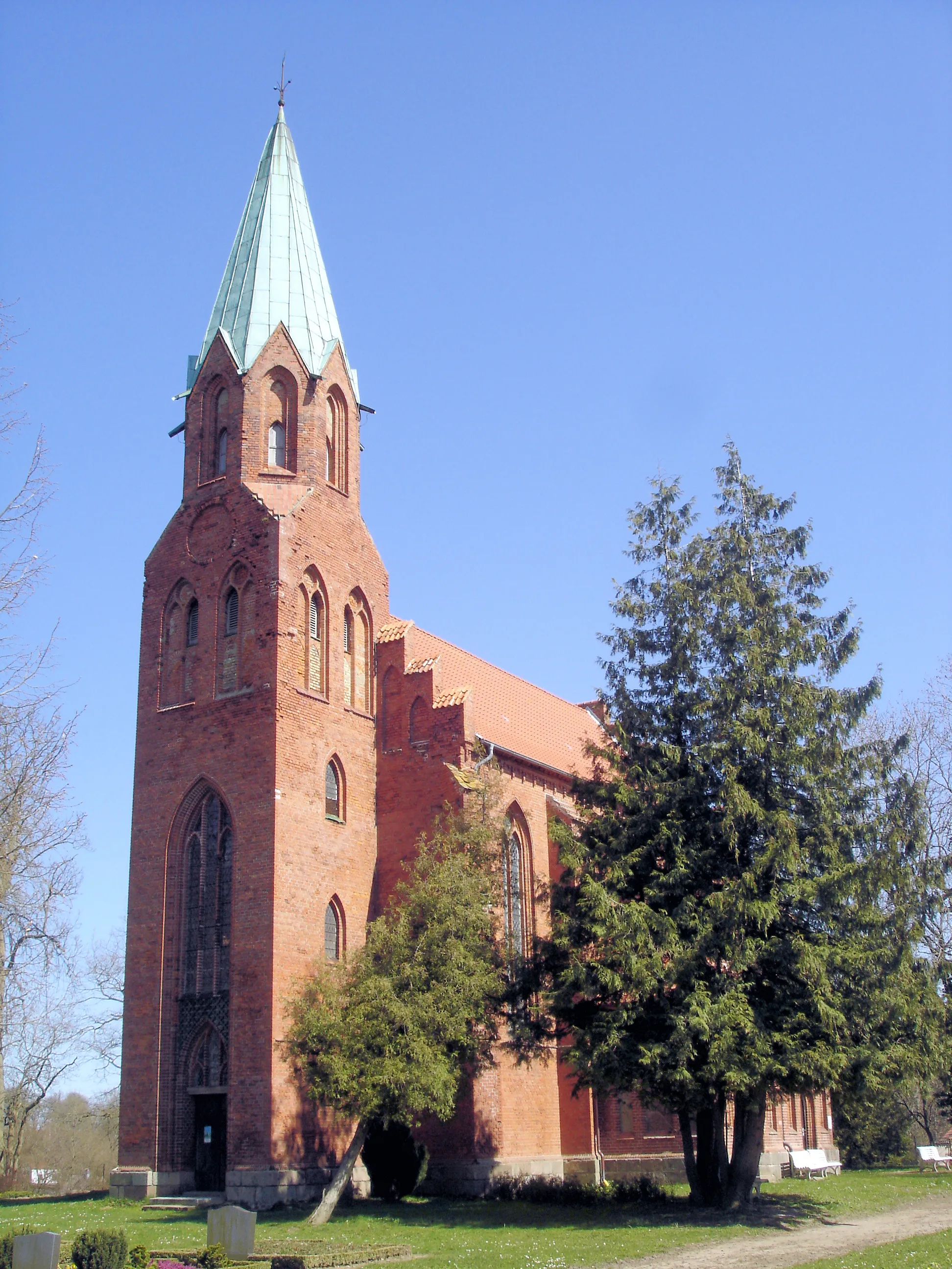 Photo showing: Church Pantlitz, Mecklenburg, Germany