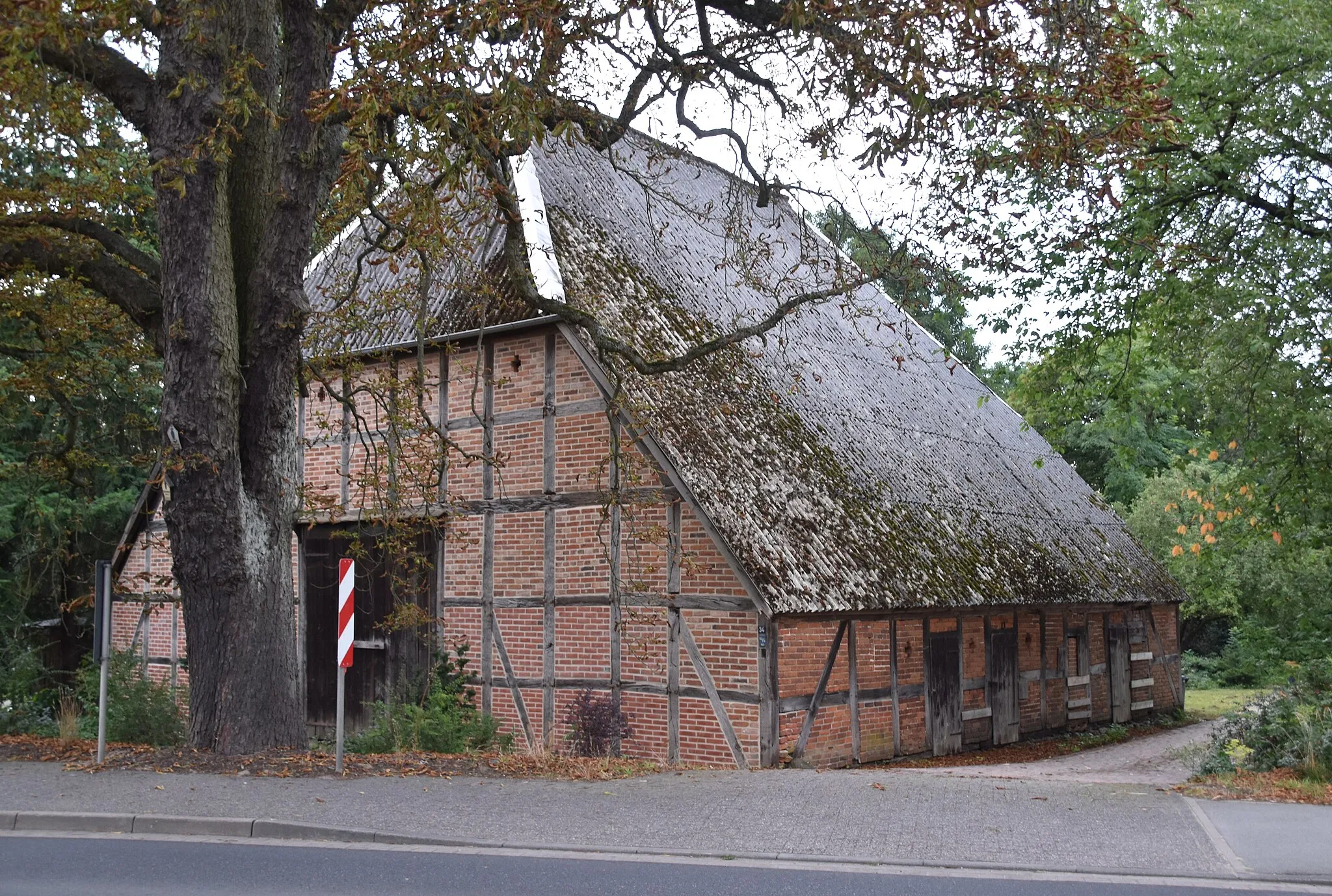Photo showing: Scheune Forsthaus Friedensstraße 34 in Spornitz