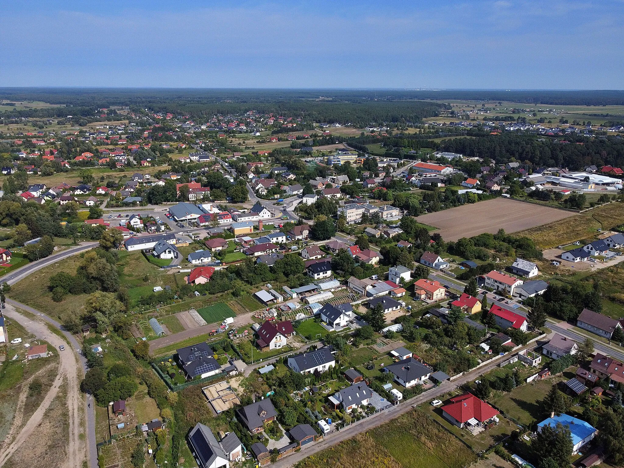 Photo showing: Dobra (koło Szczecina) - widok od strony południowej