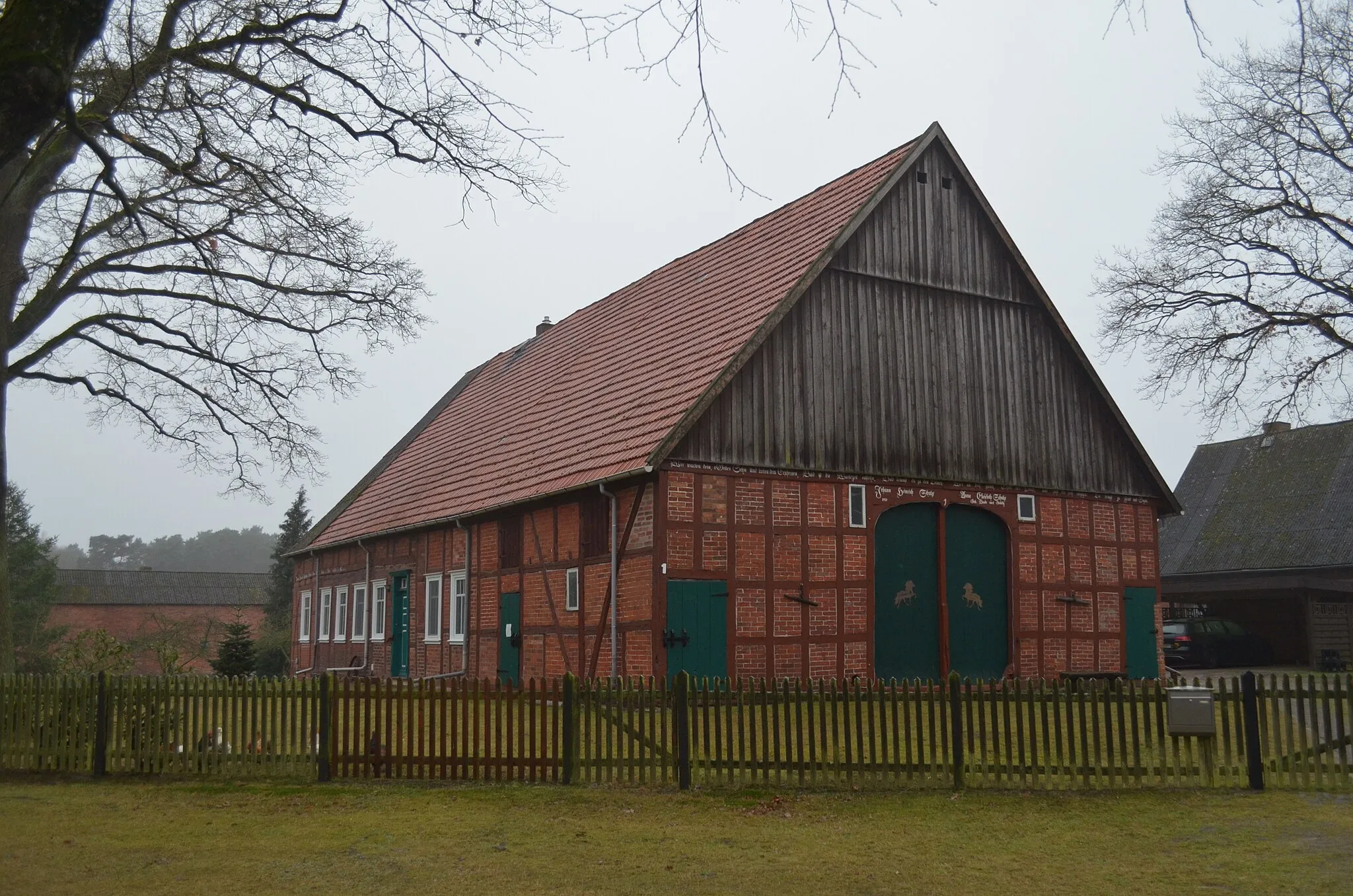 Photo showing: Wohn-/Wirtschaftsgebäude in Nemitz, Nr. 1, Baudenkmal 30881496