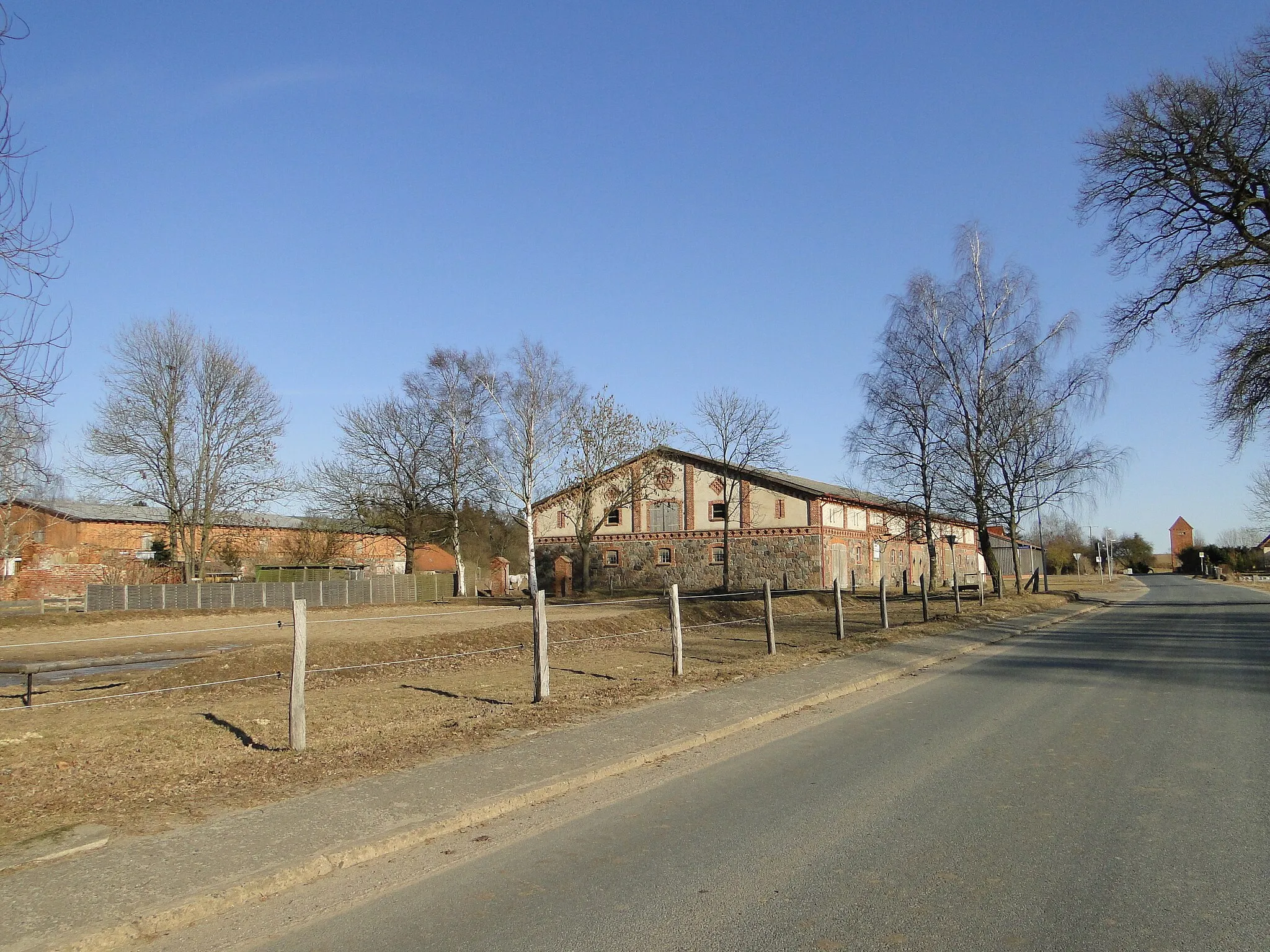 Photo showing: Manor in Krumbeck, district Mecklenburg-Strelitz, Mecklenburg-Vorpommern, Germany
