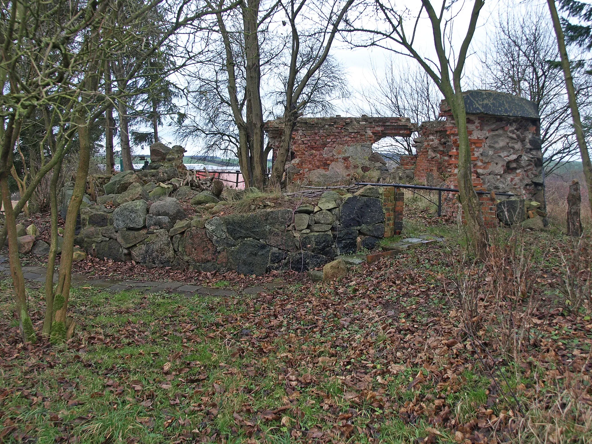 Photo showing: Ruine der Kreienbringschen Mühle in Woldegk