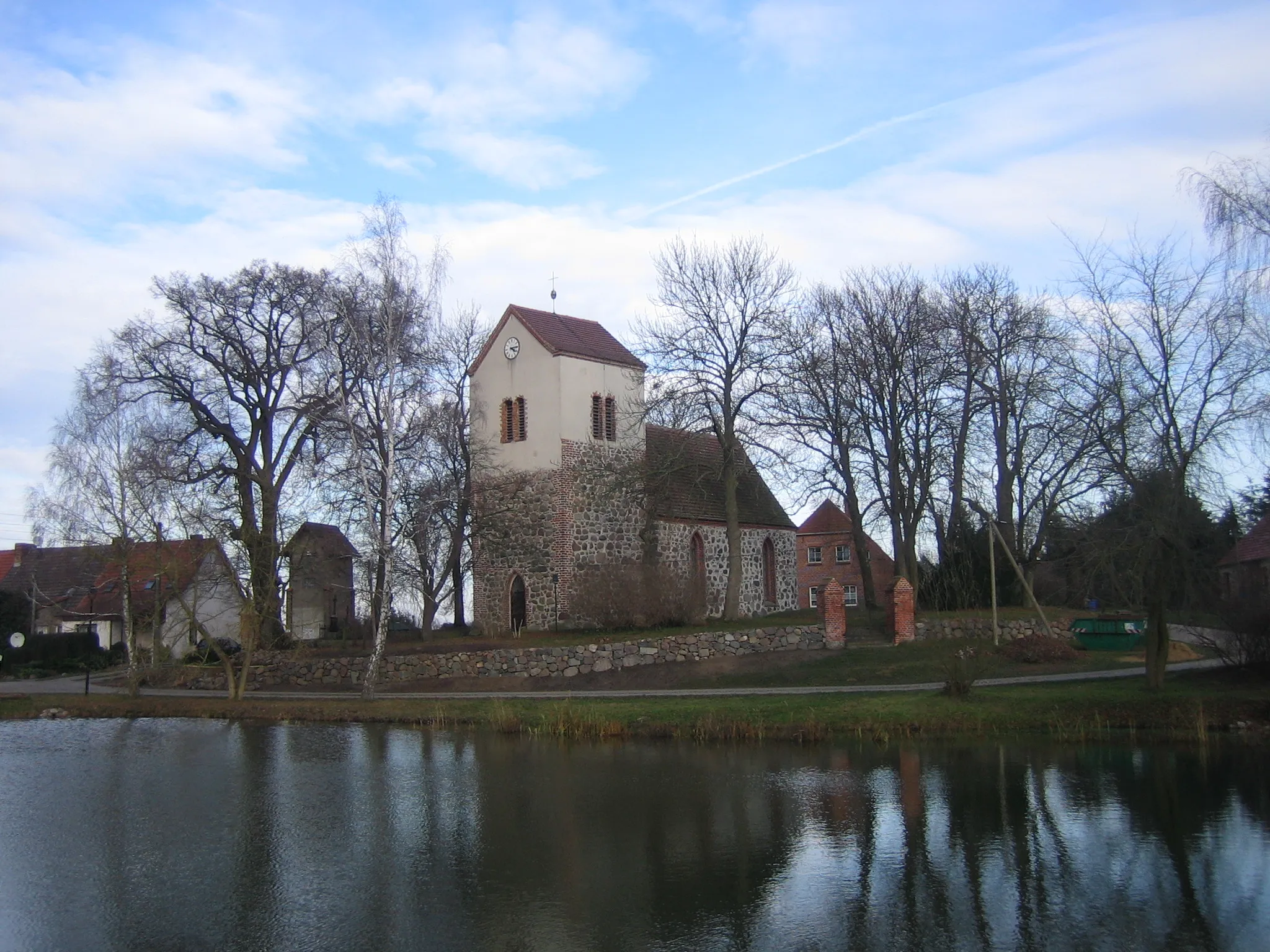 Photo showing: Dorfkirche Ballwitz, eingemeindeter Ortsteil der Gemeinde Holldorf, Landkreis Mecklenburgische Seenplatte