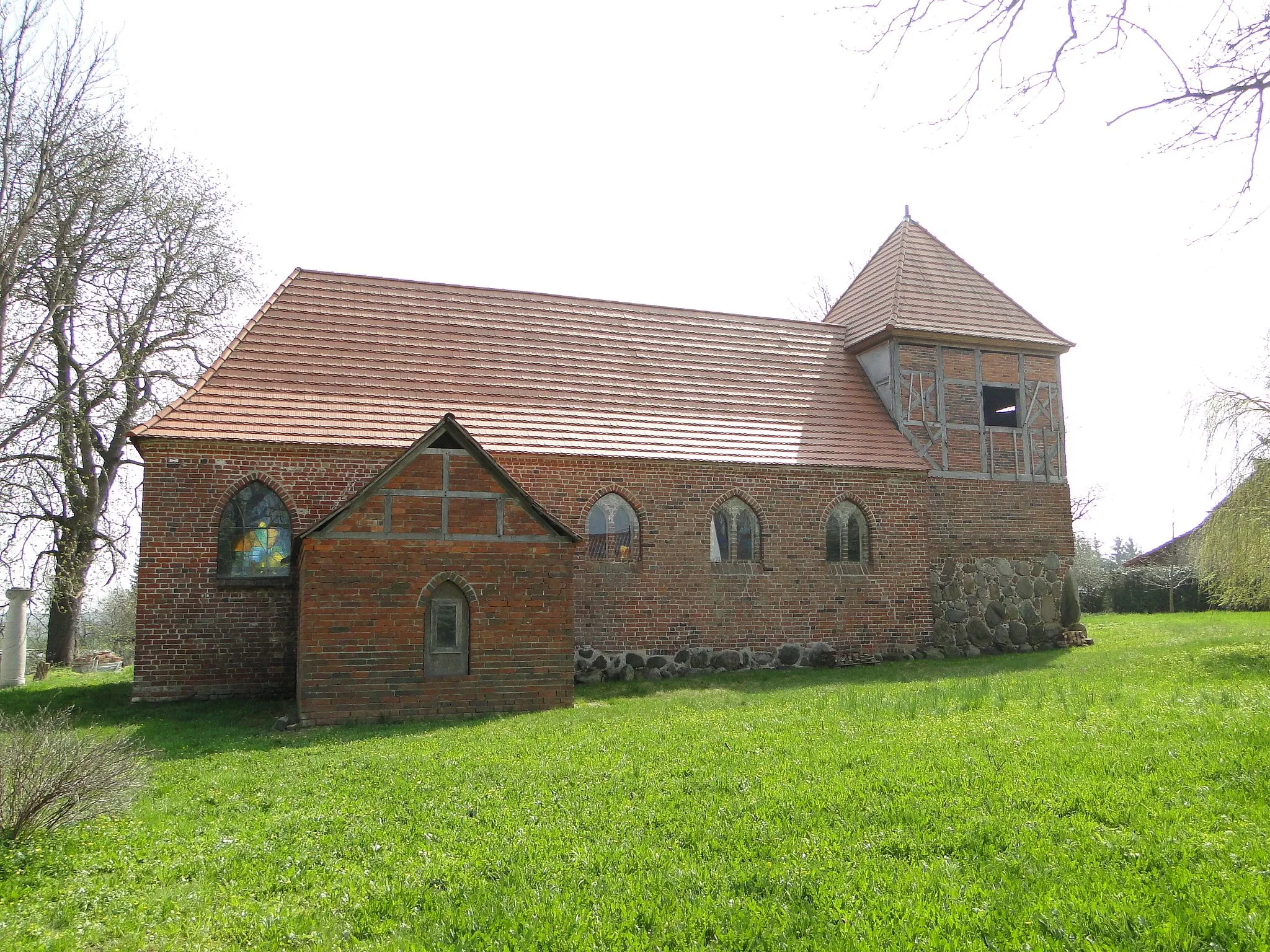 Photo showing: Church in Müsselmow, district Ludwigslust-Parchim, Mecklenburg-Vorpommern, Germany