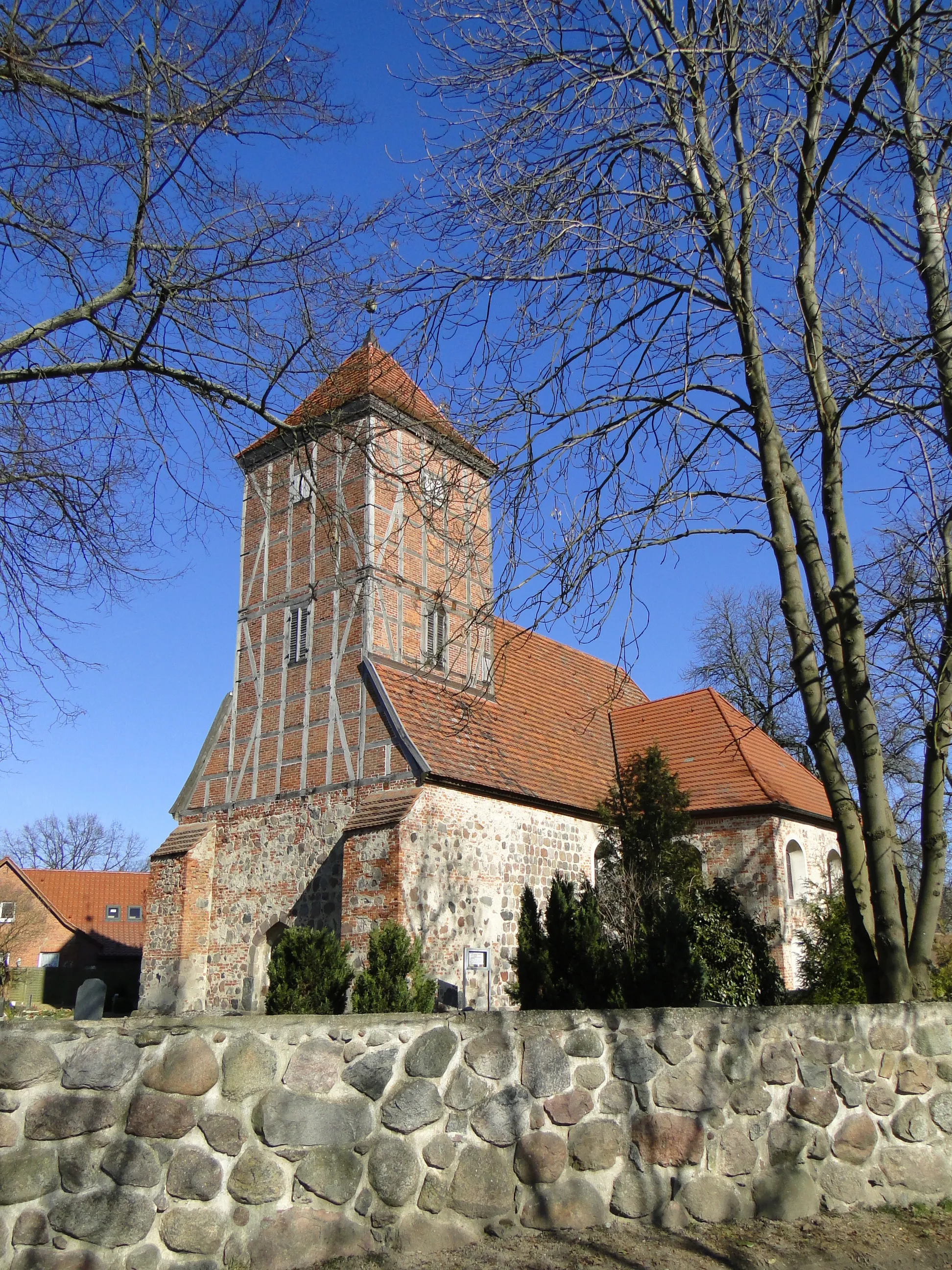 Photo showing: Church in Dewitz, district Mecklenburg-Strelitz, Mecklenburg-Vorpommern, Germany