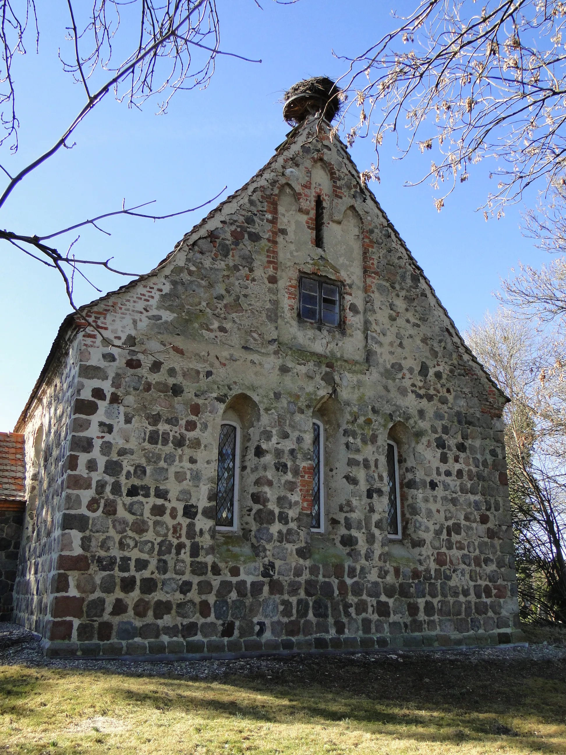 Photo showing: Church in Ballin, district Mecklenburg-Strelitz, Mecklenburg-Vorpommern, Germany