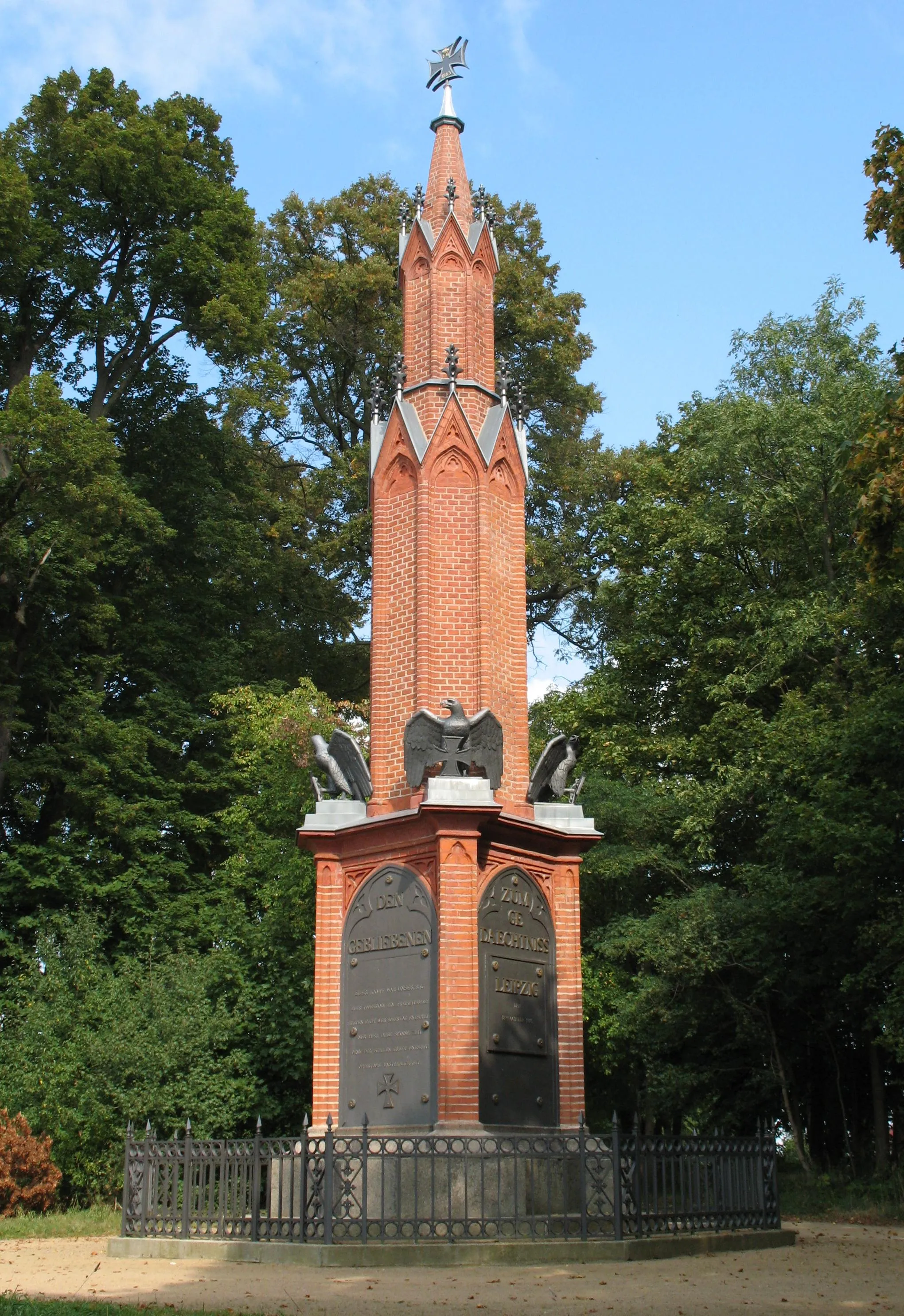 Photo showing: Napoleonic War memorial in Uckerland-Wolfshagen in Brandenburg, Germany