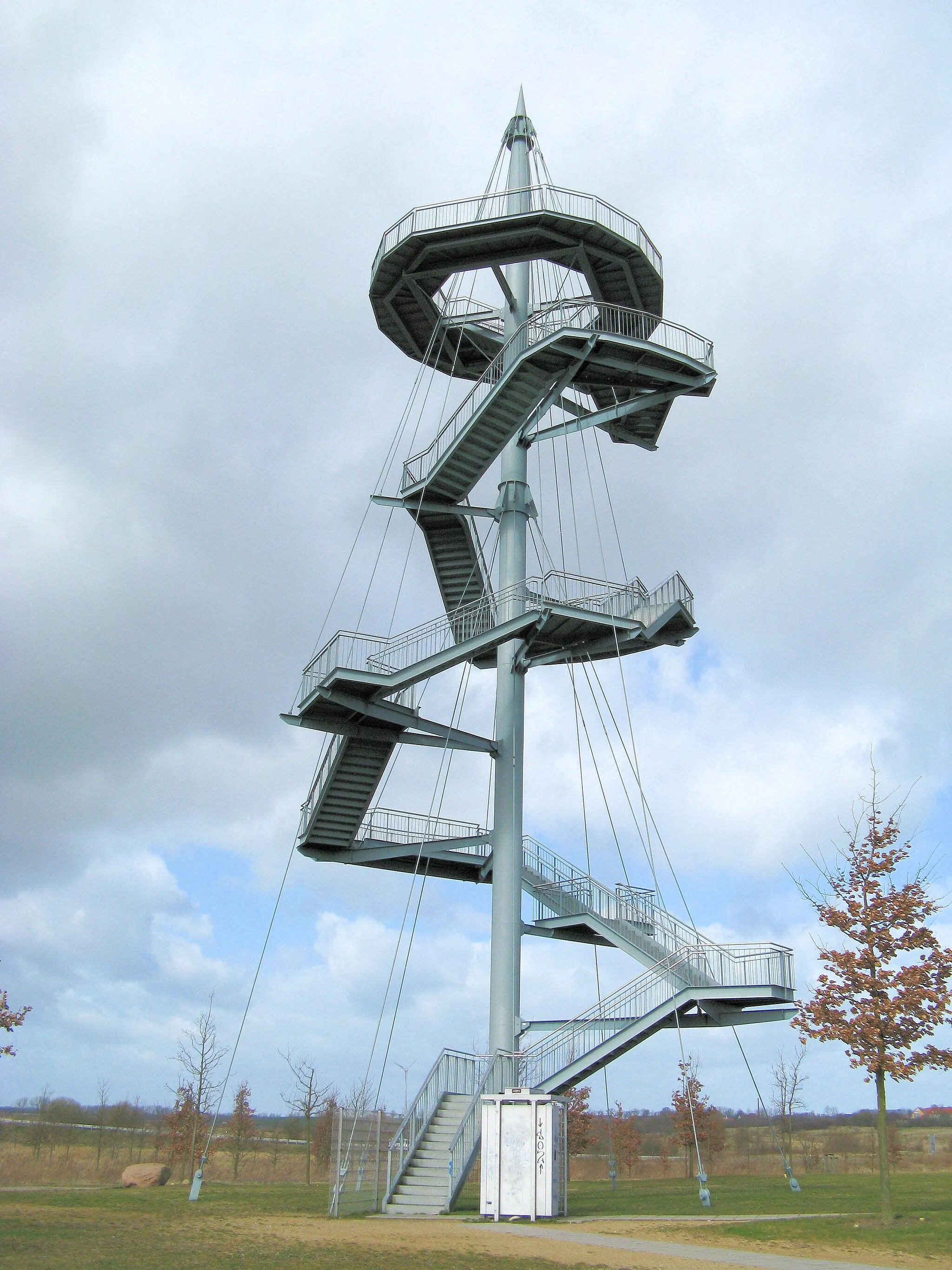 Photo showing: Observation tower in Wismar, district Nordwestmecklenburg, Mecklenburg-Vorpommern, Germany