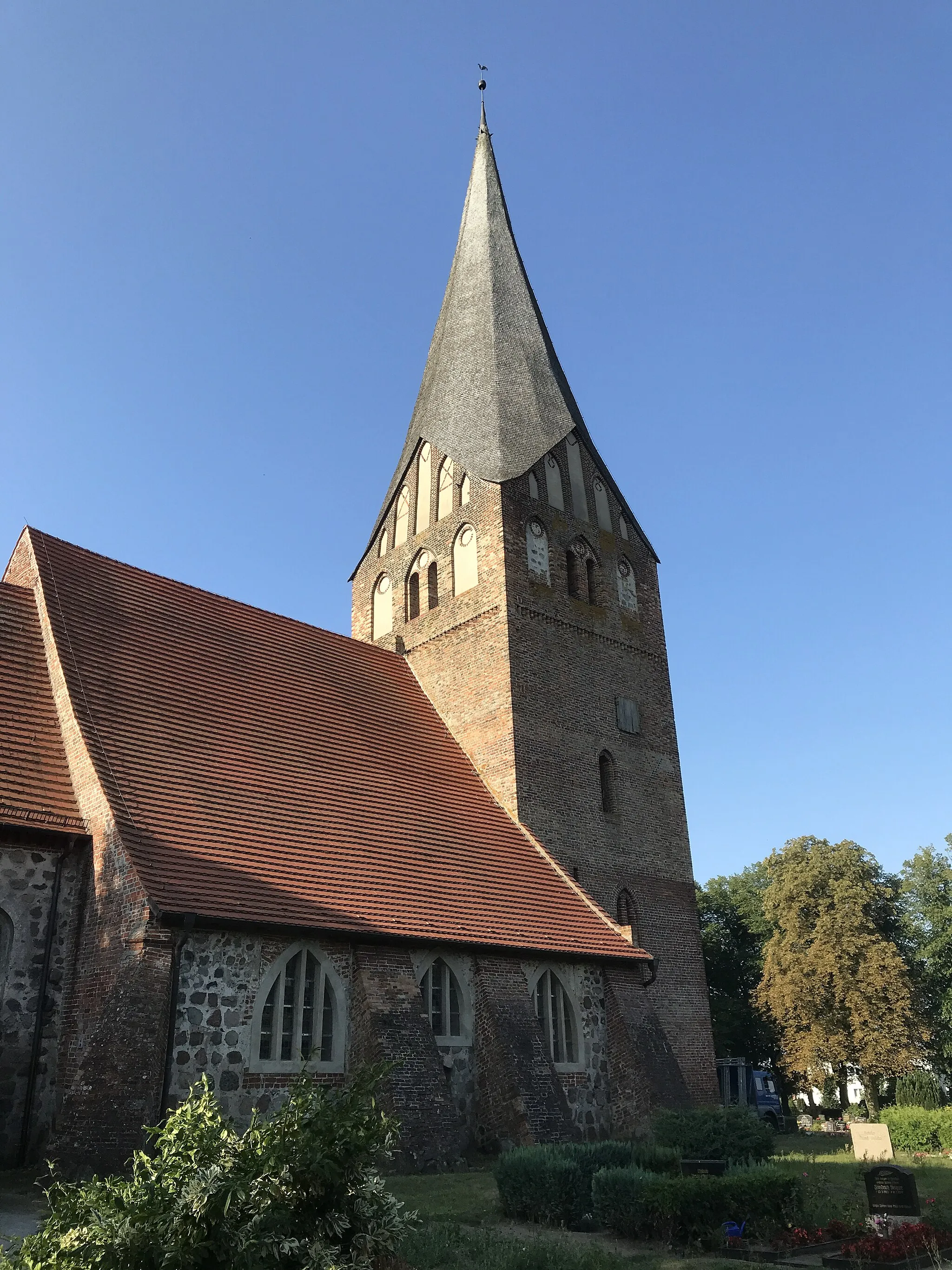 Photo showing: Kirche in Wusterhusen, Vorpommern Greifswald in Mecklenburg-Vorpommern