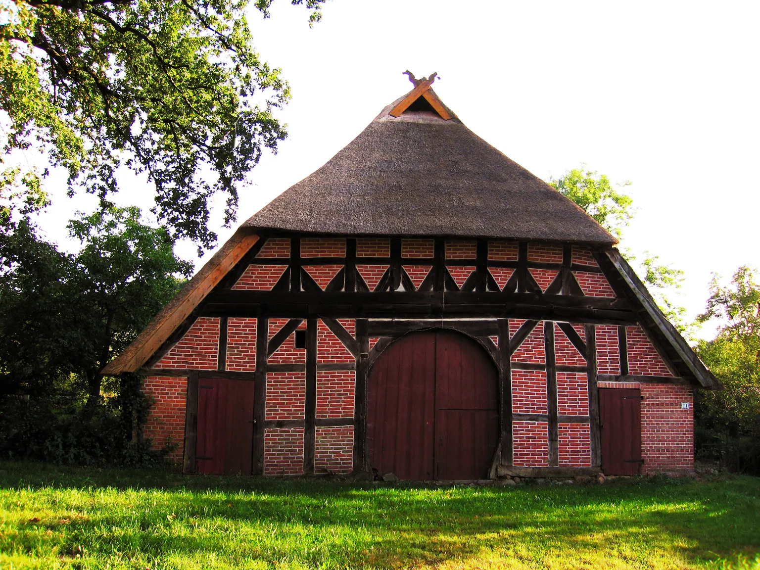 Photo showing: timbered house in Laupin, Mecklenburg-Vorpommern, Germany